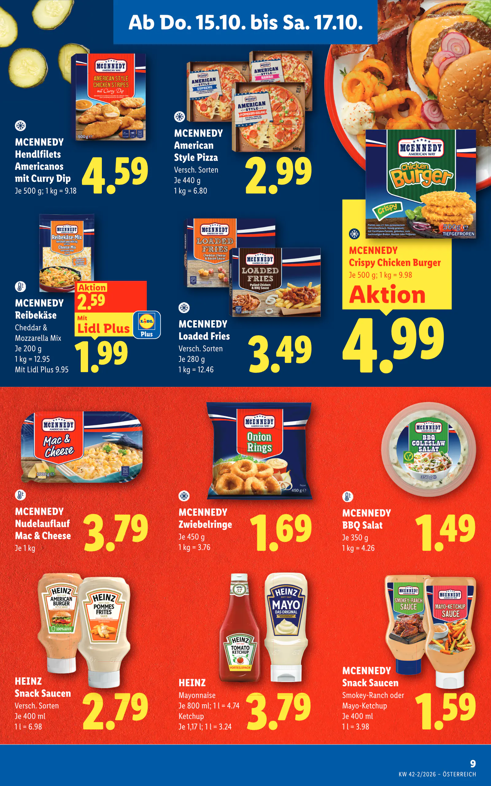 Lidl Ausztria Flugblatt, 11. oldal (okt. 15–21.)