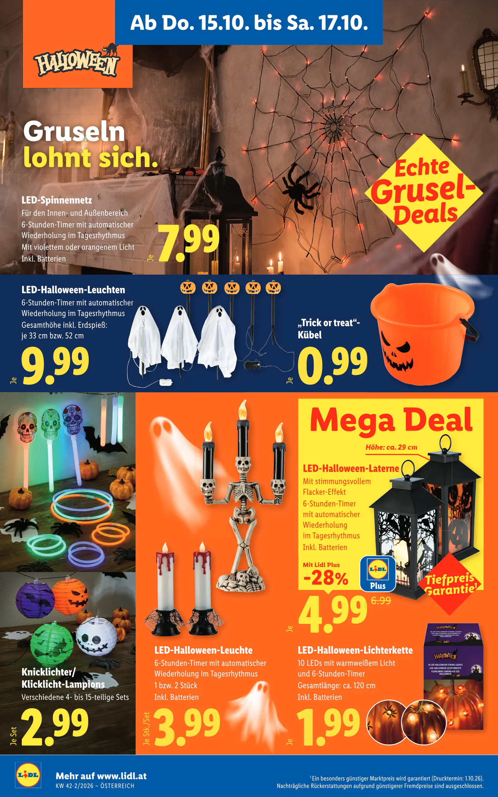 Lidl Ausztria Flugblatt, 22. oldal (okt. 15–21.)