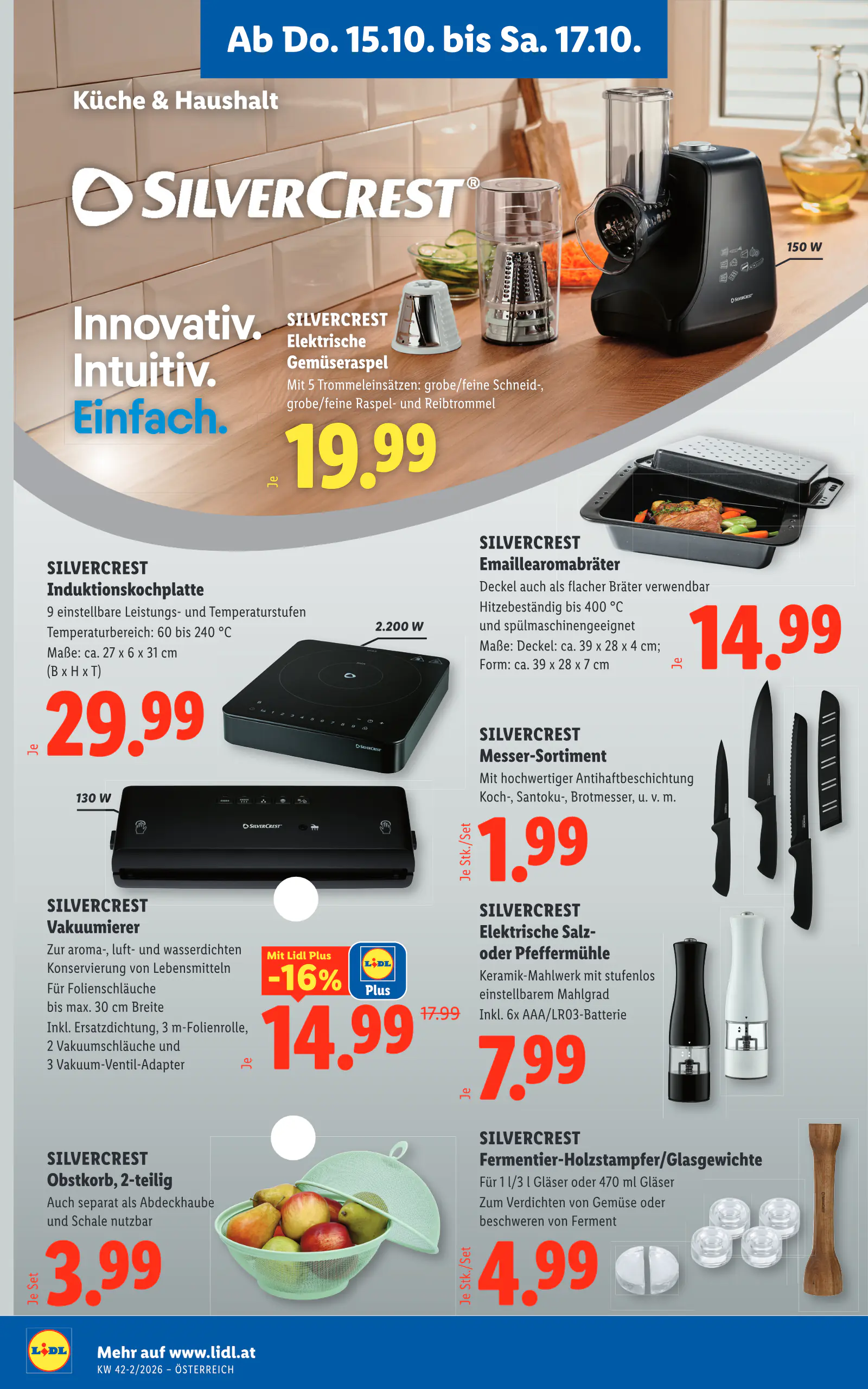 Lidl Ausztria Flugblatt, 28. oldal (okt. 15–21.)