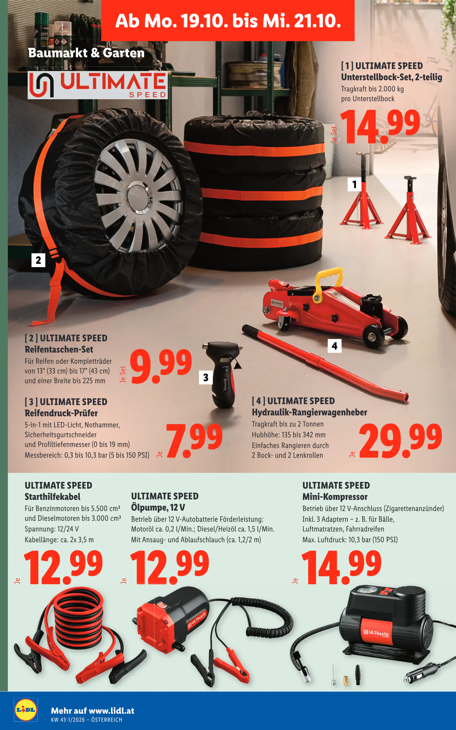 Lidl Ausztria Flugblatt, 35. oldal (okt. 15–21.)