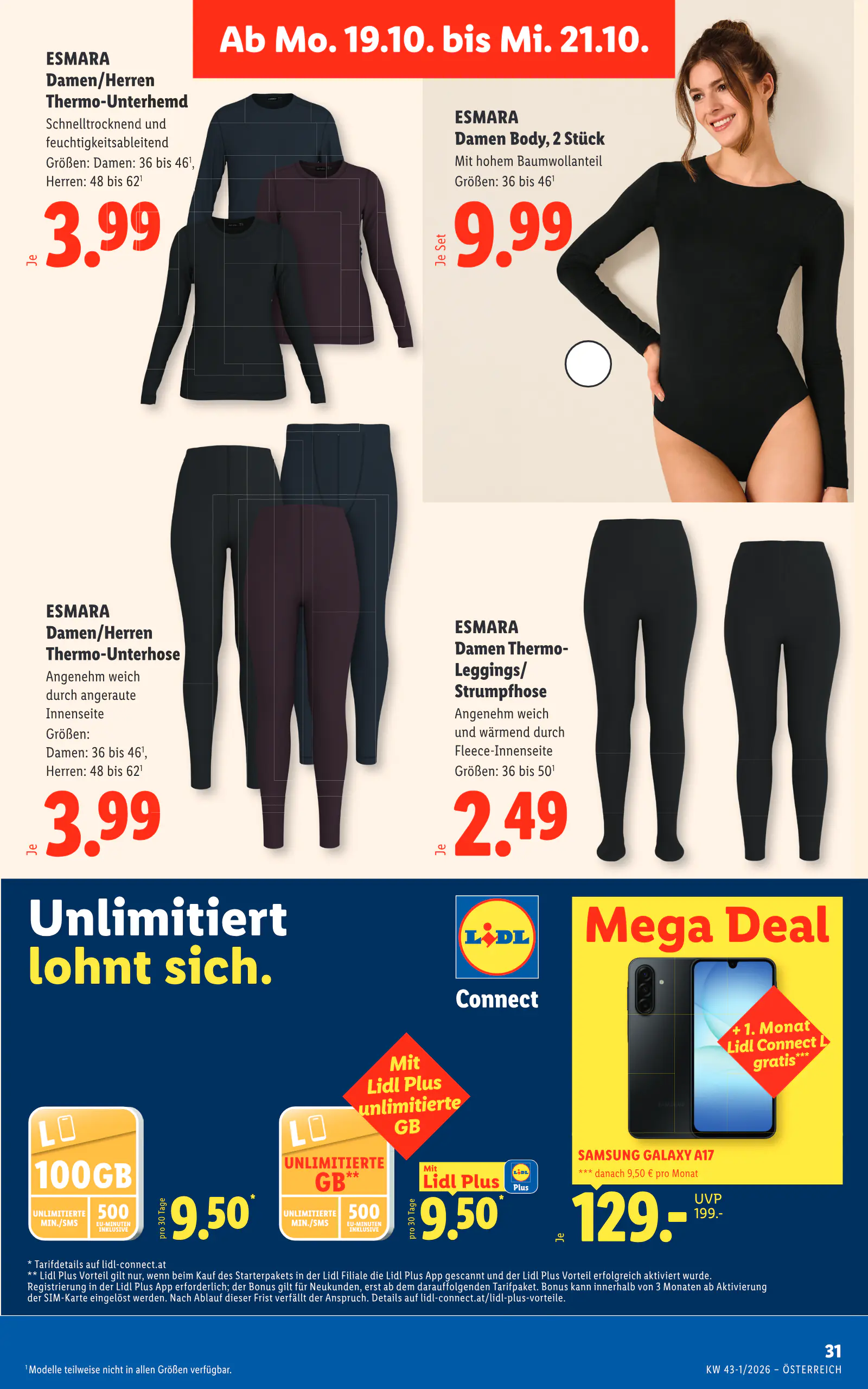 Lidl Ausztria Flugblatt, 38. oldal (okt. 15–21.)