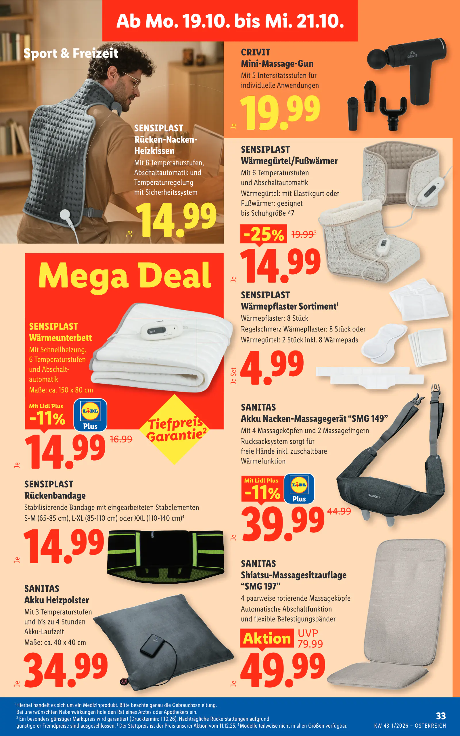 Lidl Ausztria Flugblatt, 40. oldal (okt. 15–21.)