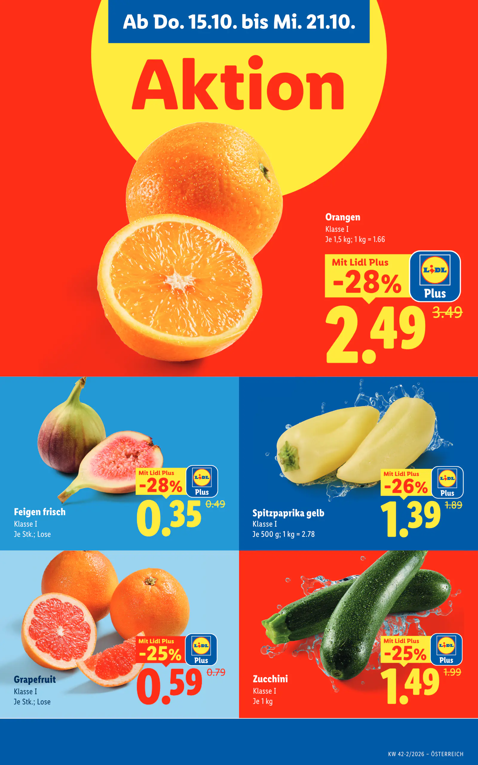 Lidl Ausztria Flugblatt, 42. oldal (okt. 15–21.)