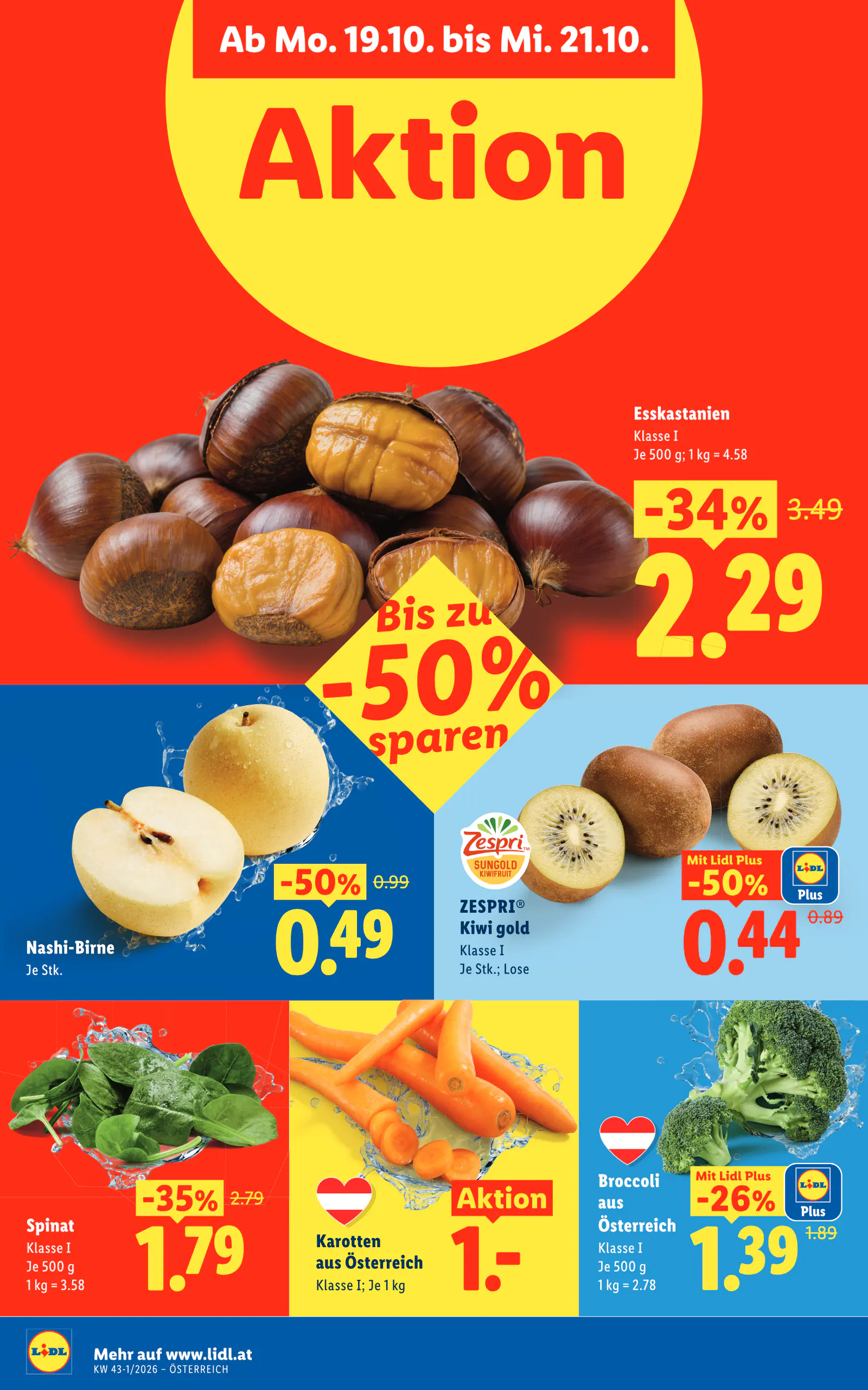 Lidl Ausztria Flugblatt, 43. oldal (okt. 15–21.)