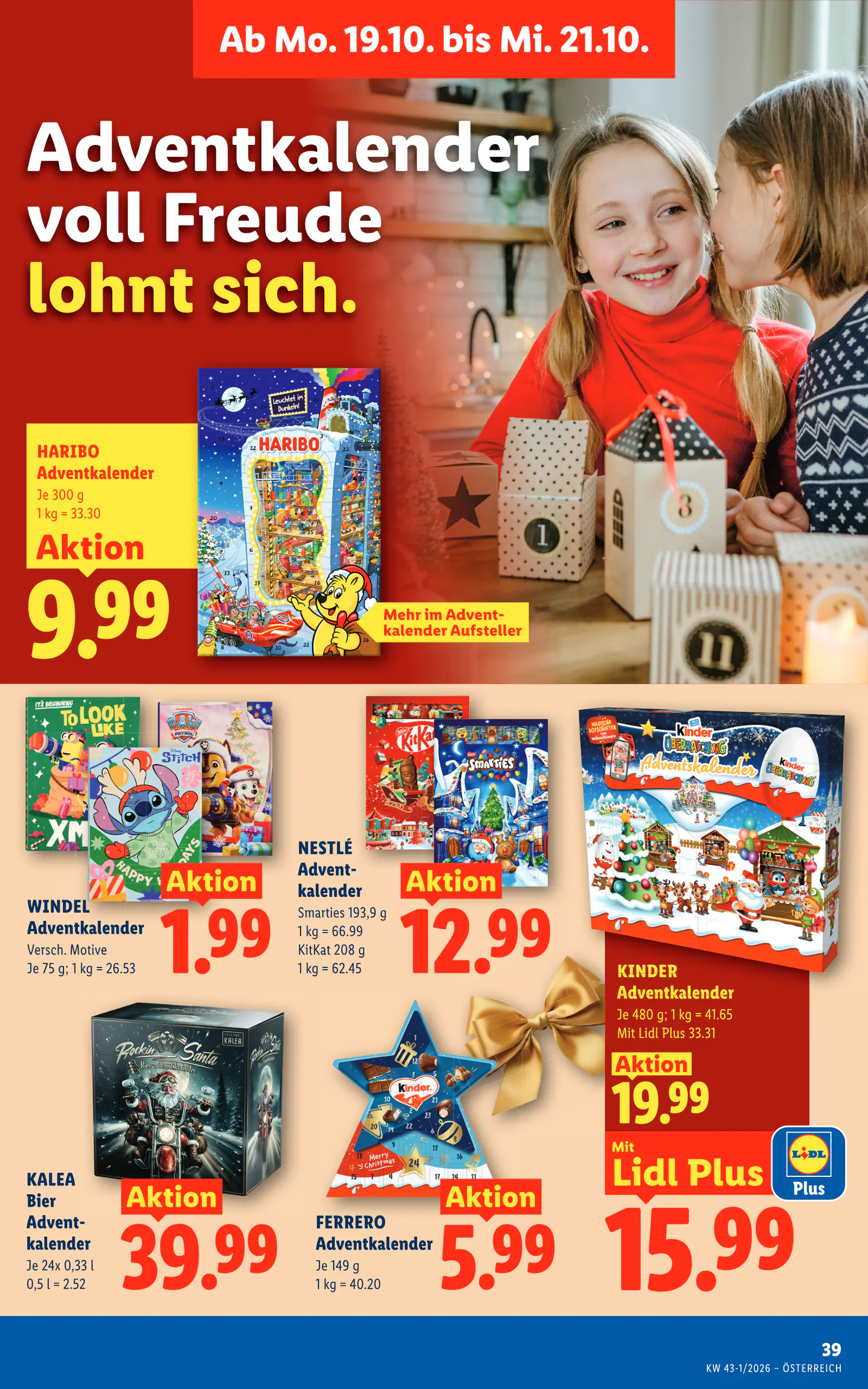 Lidl Ausztria Flugblatt, 48. oldal (okt. 15–21.)