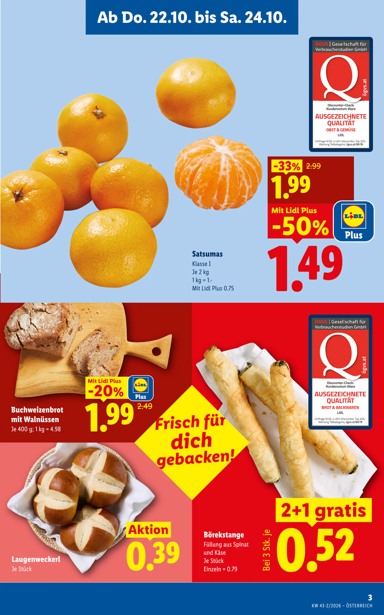 Lidl Ausztria Flugblatt, 5. oldal (okt. 22–28.)