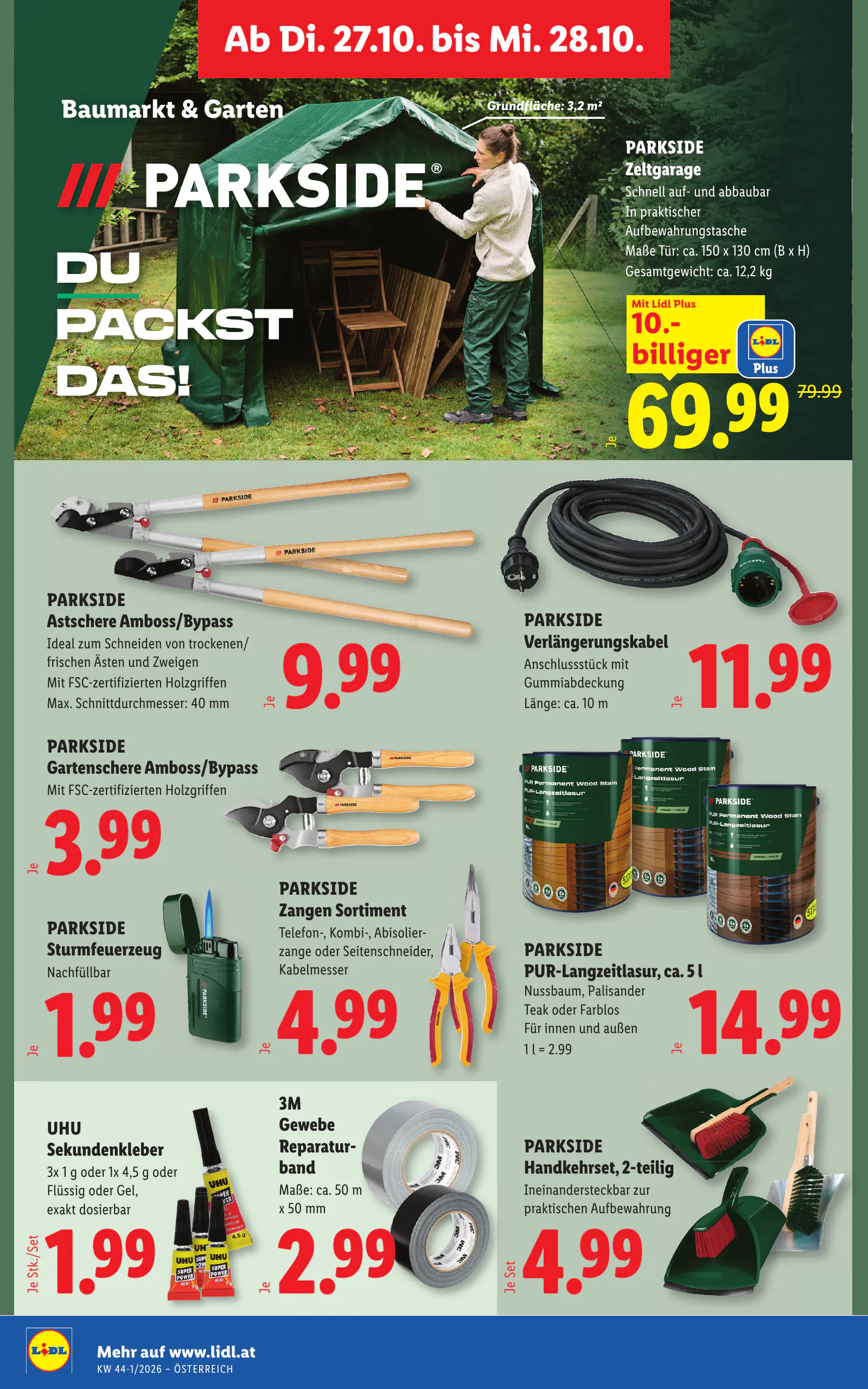 Lidl Ausztria Flugblatt, 35. oldal (okt. 22–28.)