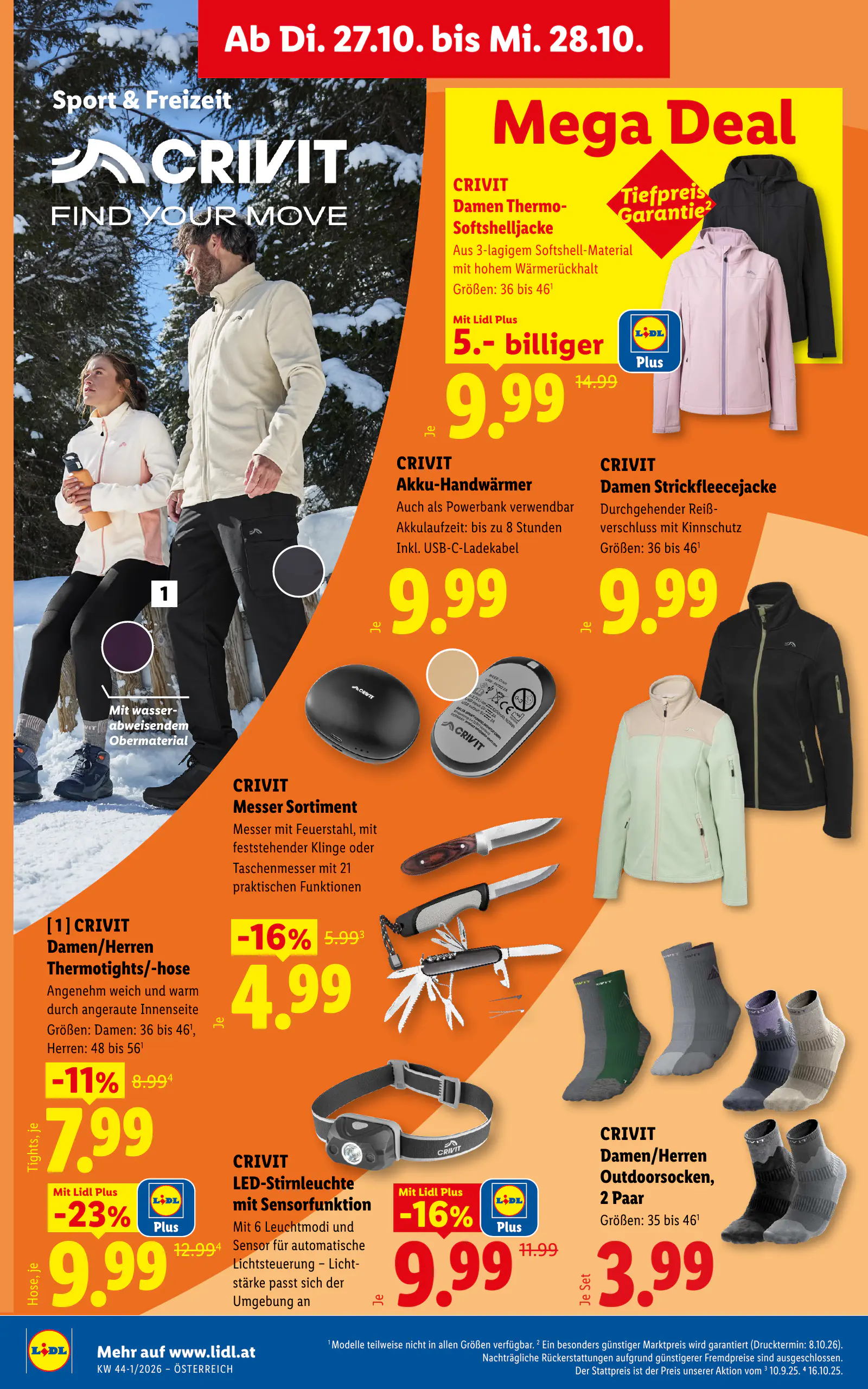 Lidl Ausztria Flugblatt, 37. oldal (okt. 22–28.)