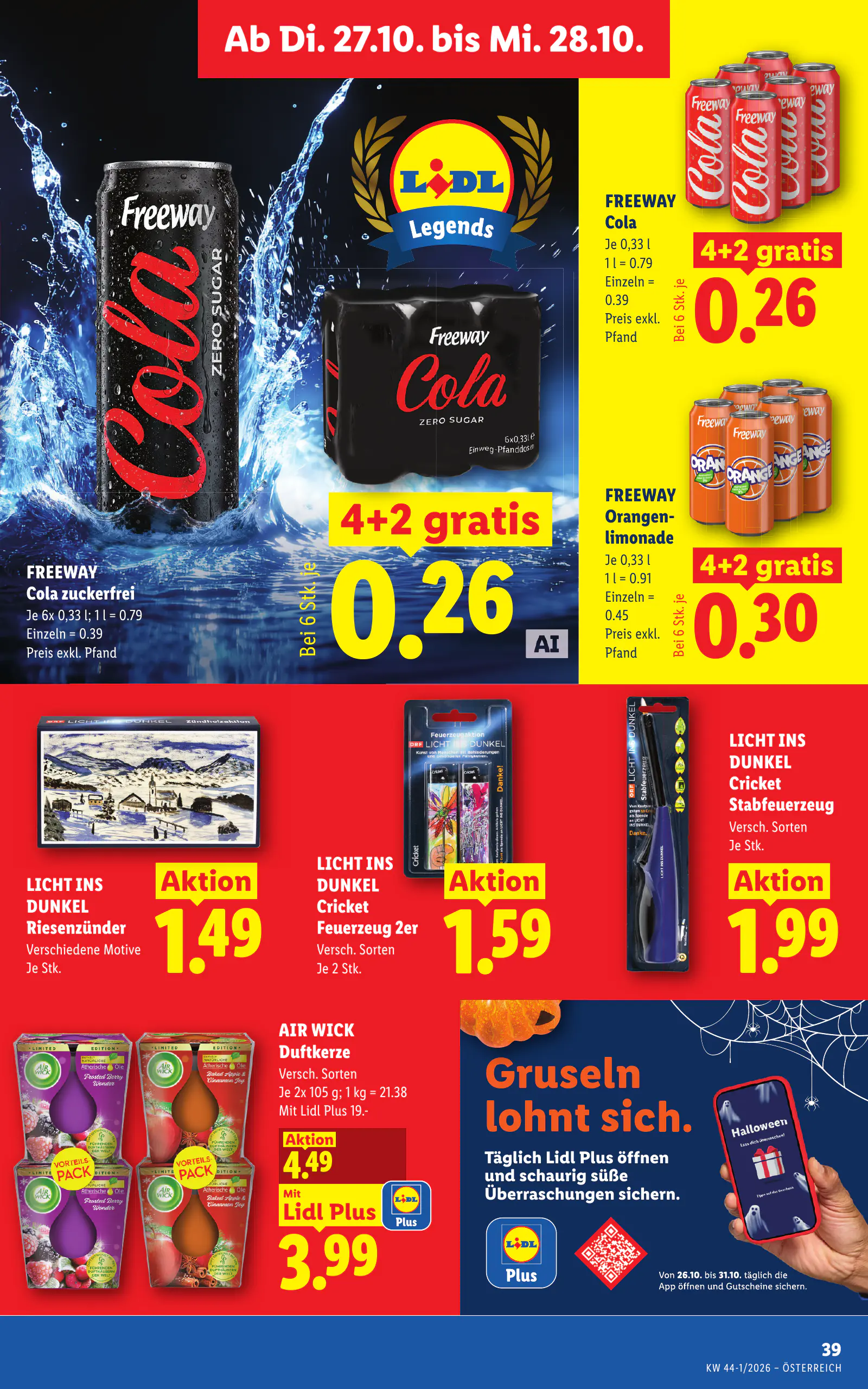 Lidl Ausztria Flugblatt, 48. oldal (okt. 22–28.)