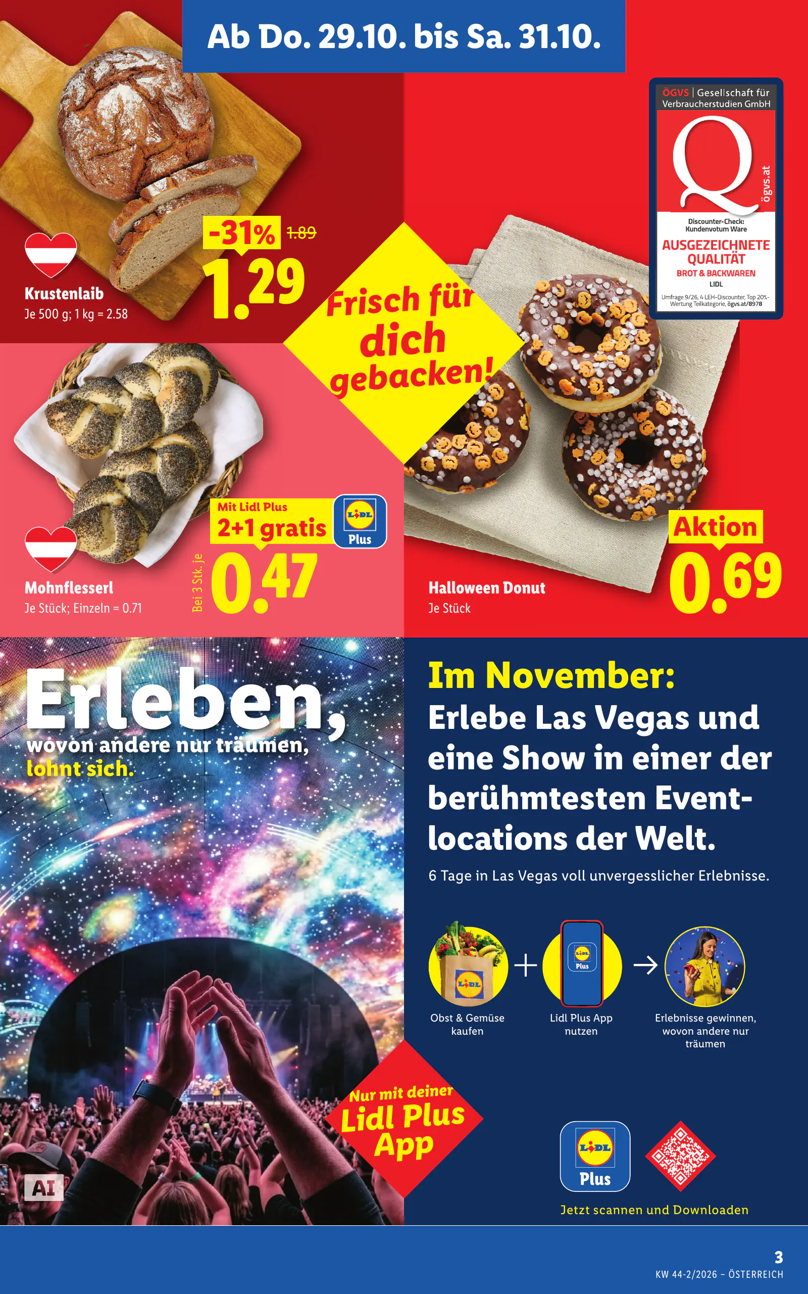 Lidl Ausztria Flugblatt, 5. oldal (okt. 29. – nov. 4.)