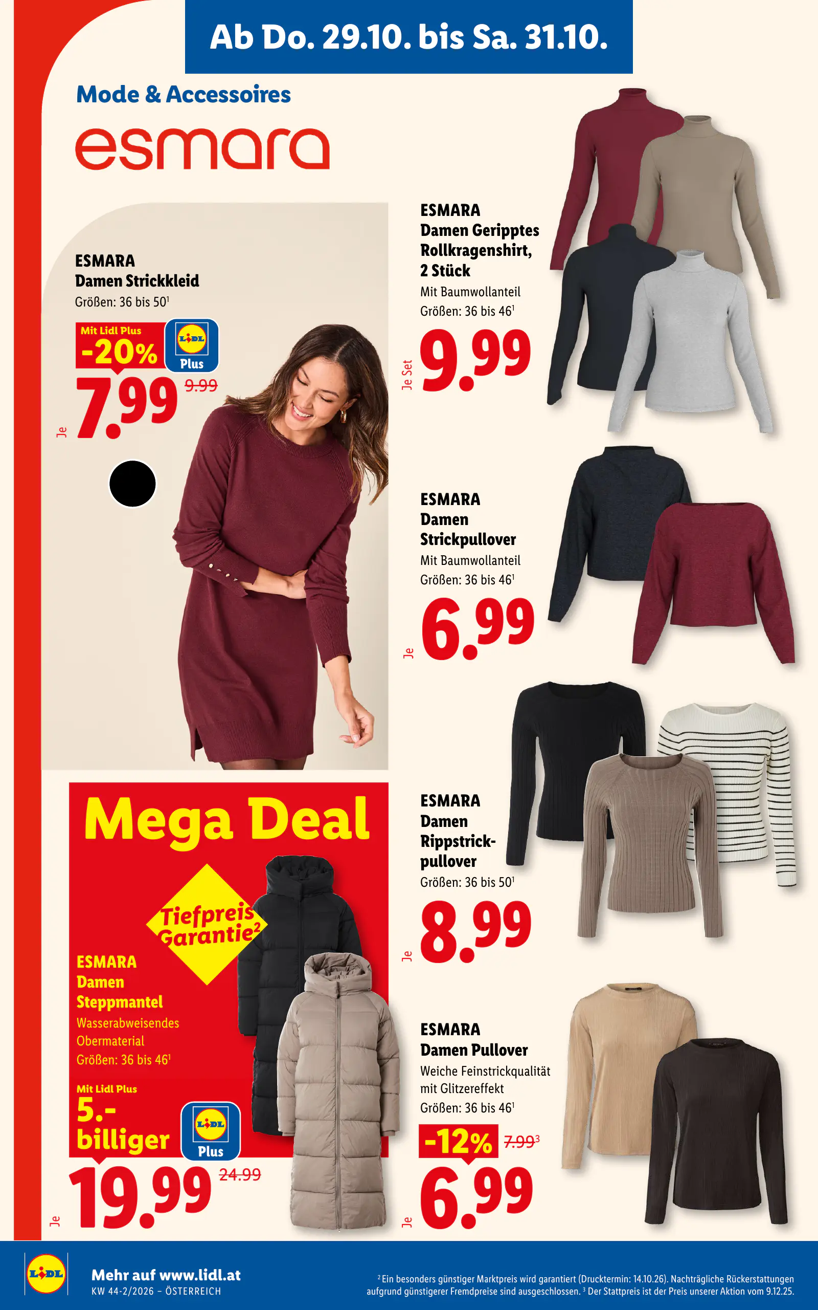 Lidl Ausztria Flugblatt, 24. oldal (okt. 29. – nov. 4.)