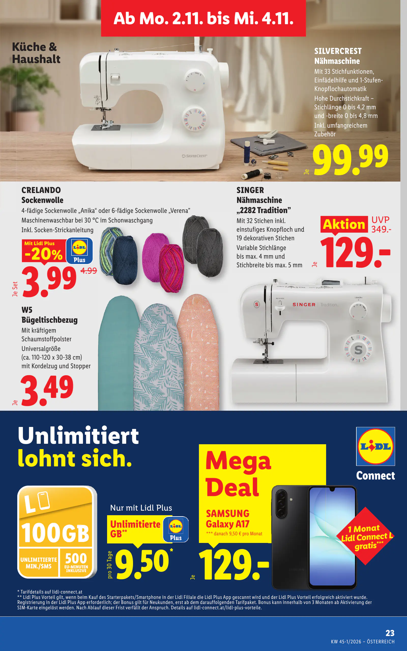 Lidl Ausztria Flugblatt, 30. oldal (okt. 29. – nov. 4.)