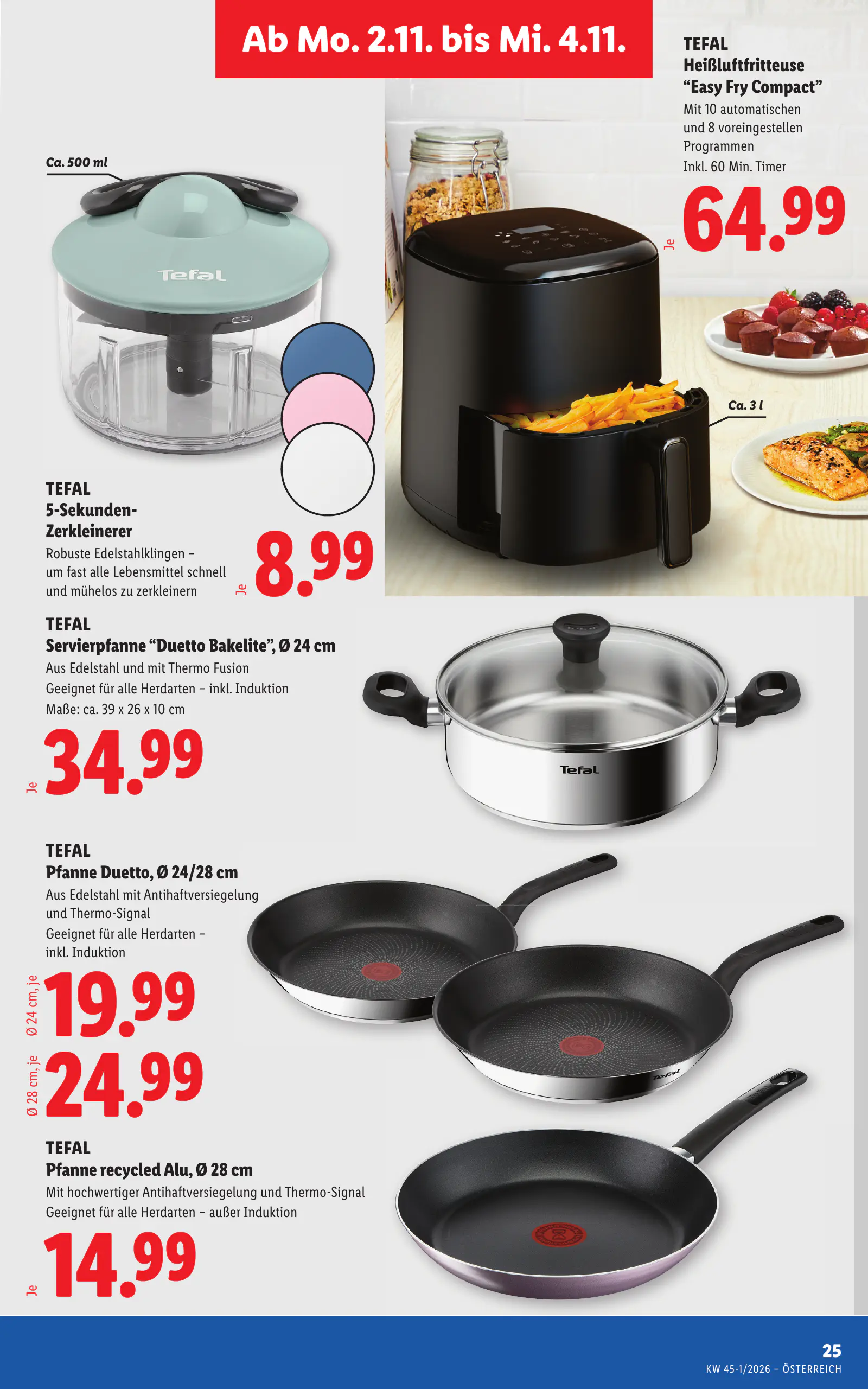 Lidl Ausztria Flugblatt, 32. oldal (okt. 29. – nov. 4.)