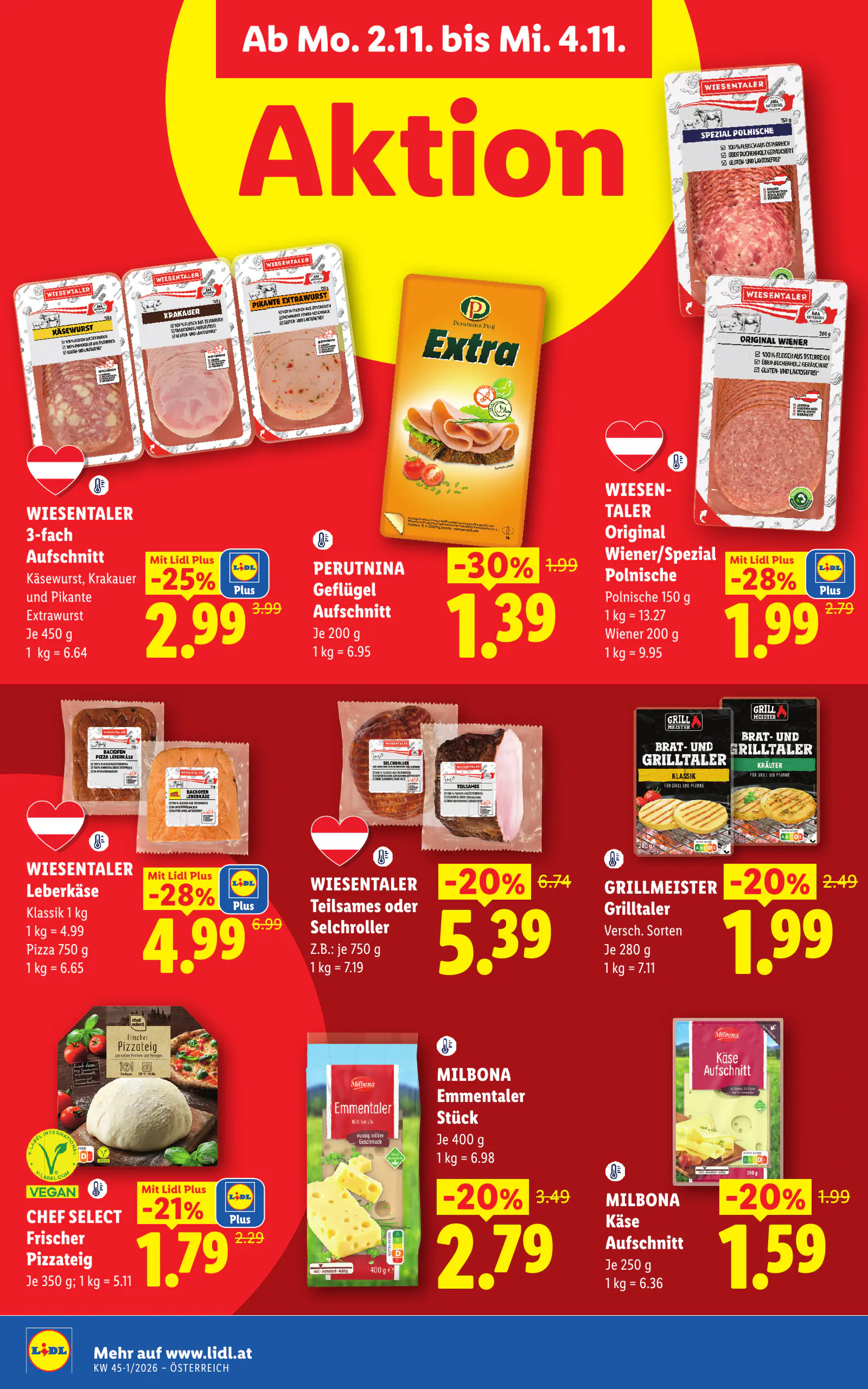 Lidl Ausztria Flugblatt, 41. oldal (okt. 29. – nov. 4.)