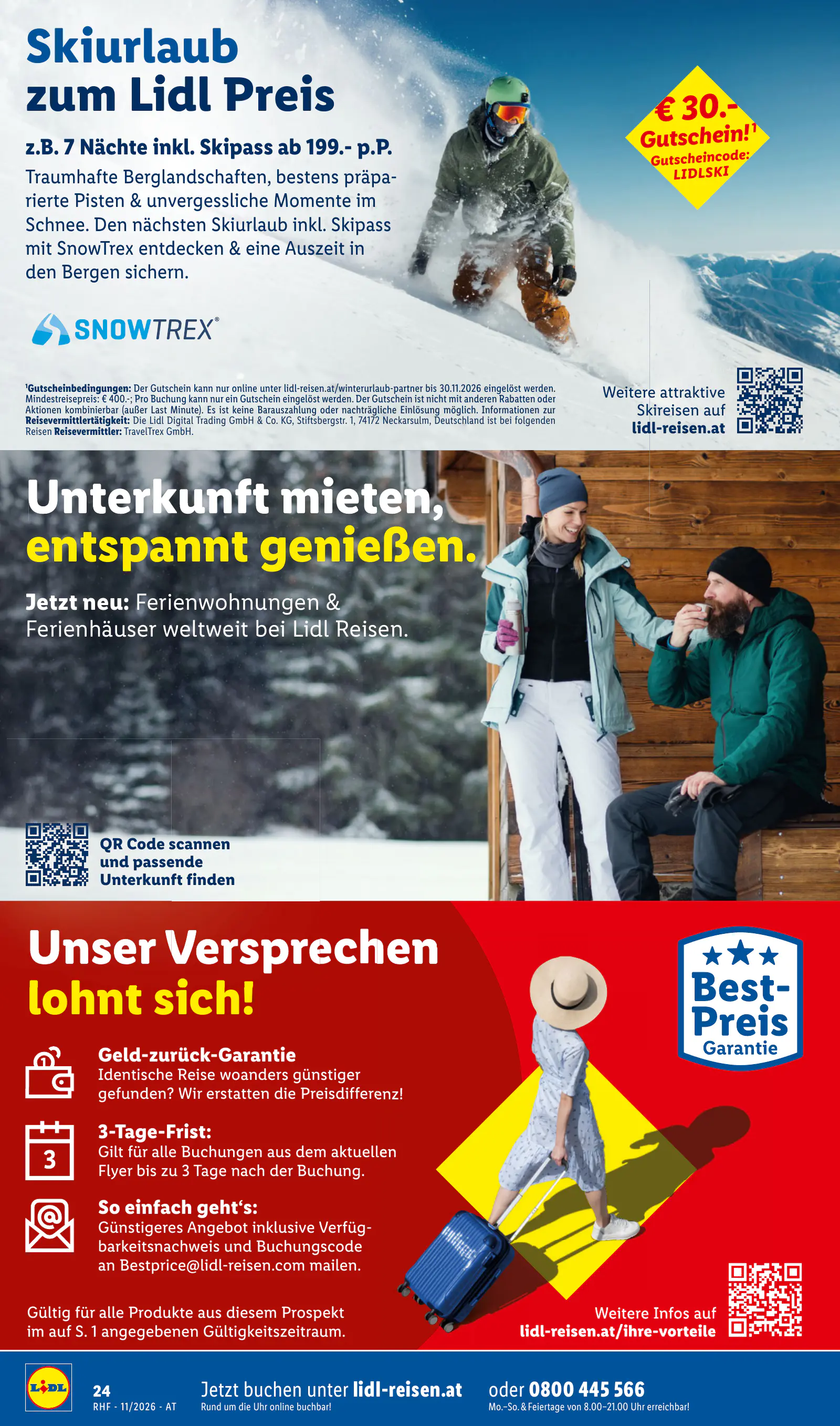 Lidl Ausztria November Reise-Highlights, Buchbar ab 28.10., 24. oldal (okt. 28. – nov. 30.)