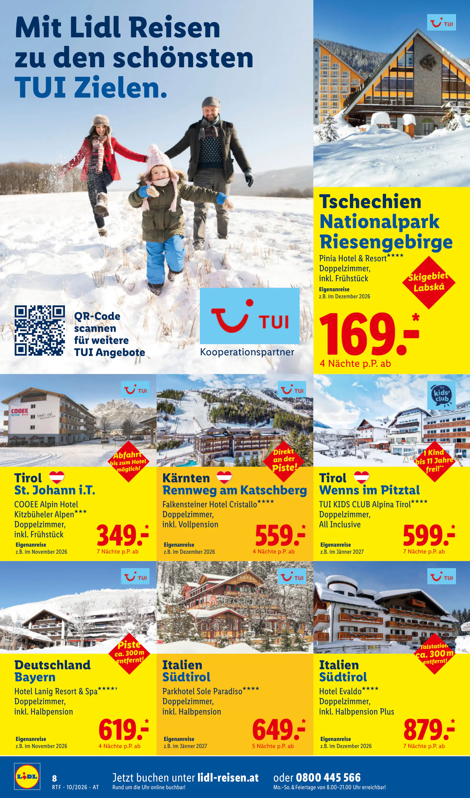 Lidl Ausztria Oktober/November Reise-Highlights, Buchbar ab 14.10., 8. oldal (okt. 14. – nov. 15.)