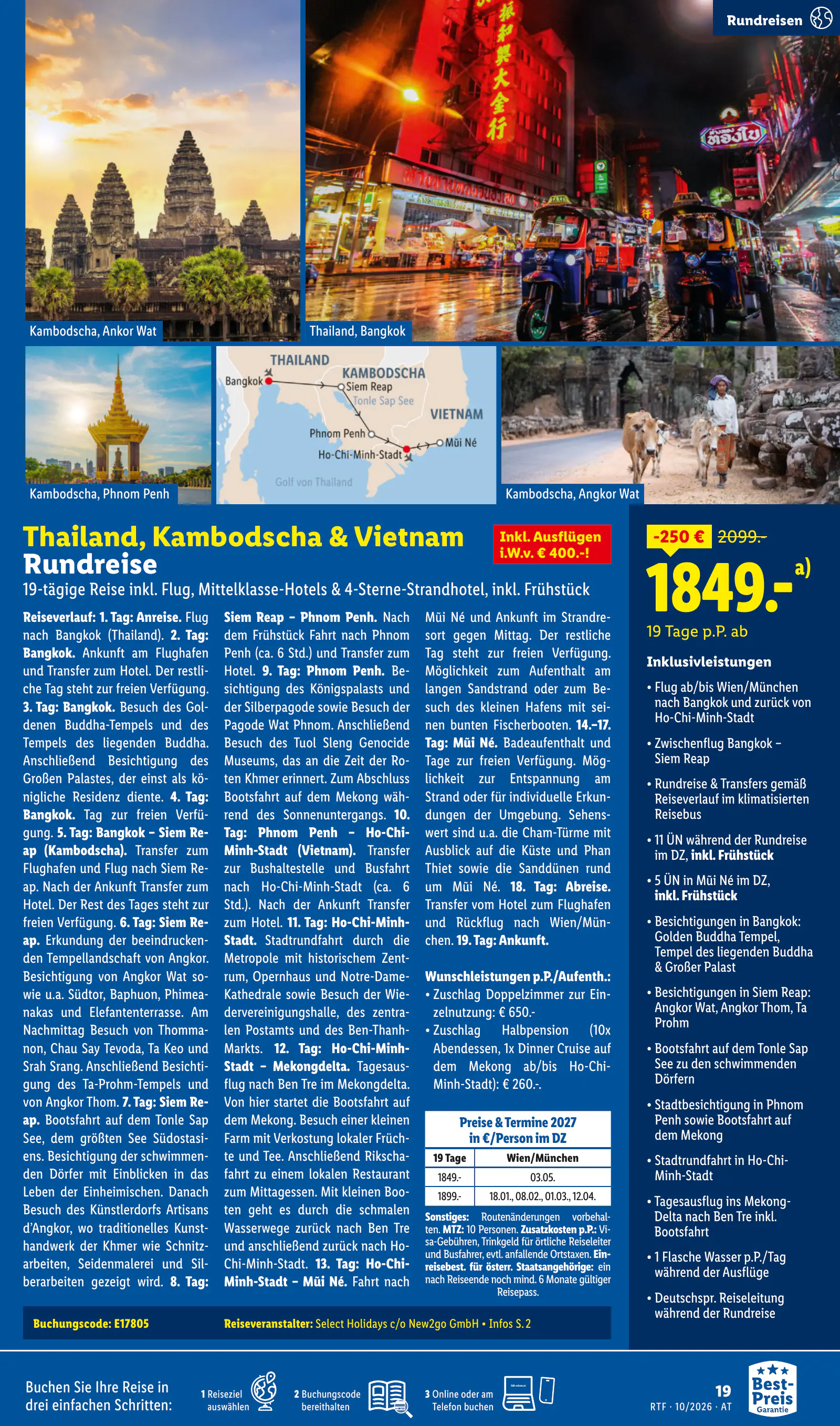 Lidl Ausztria Oktober/November Reise-Highlights, Buchbar ab 14.10., 19. oldal (okt. 14. – nov. 15.)