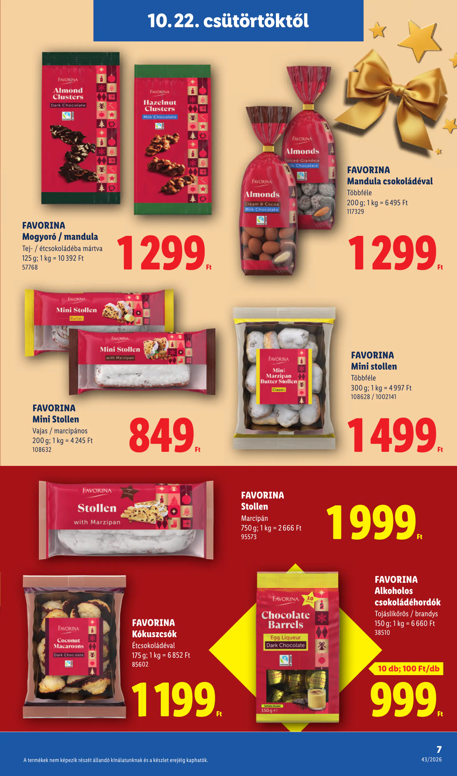 Lidl Favorina katalógus, 7. oldal (okt. 22–28.)