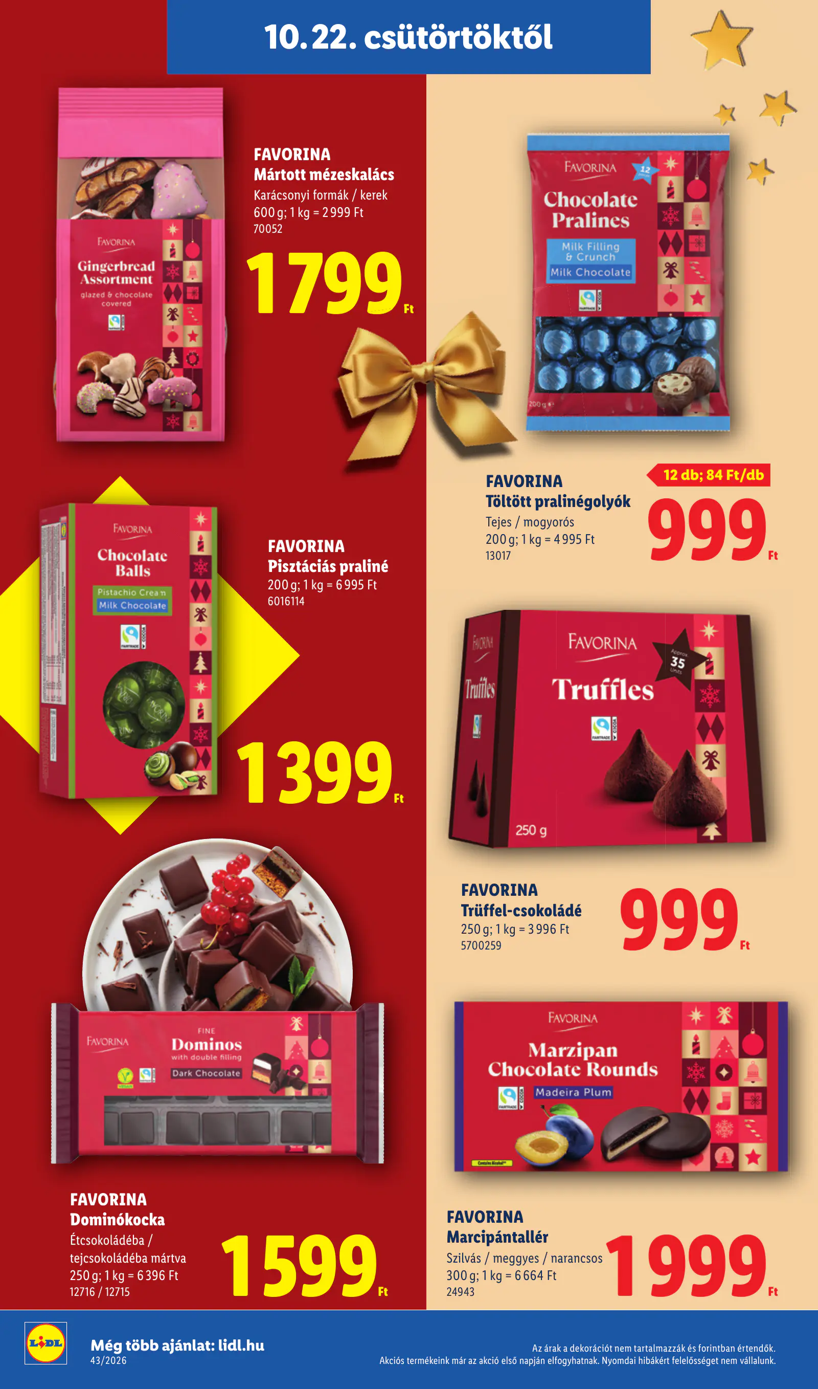 Lidl Favorina katalógus, 8. oldal (okt. 22–28.)