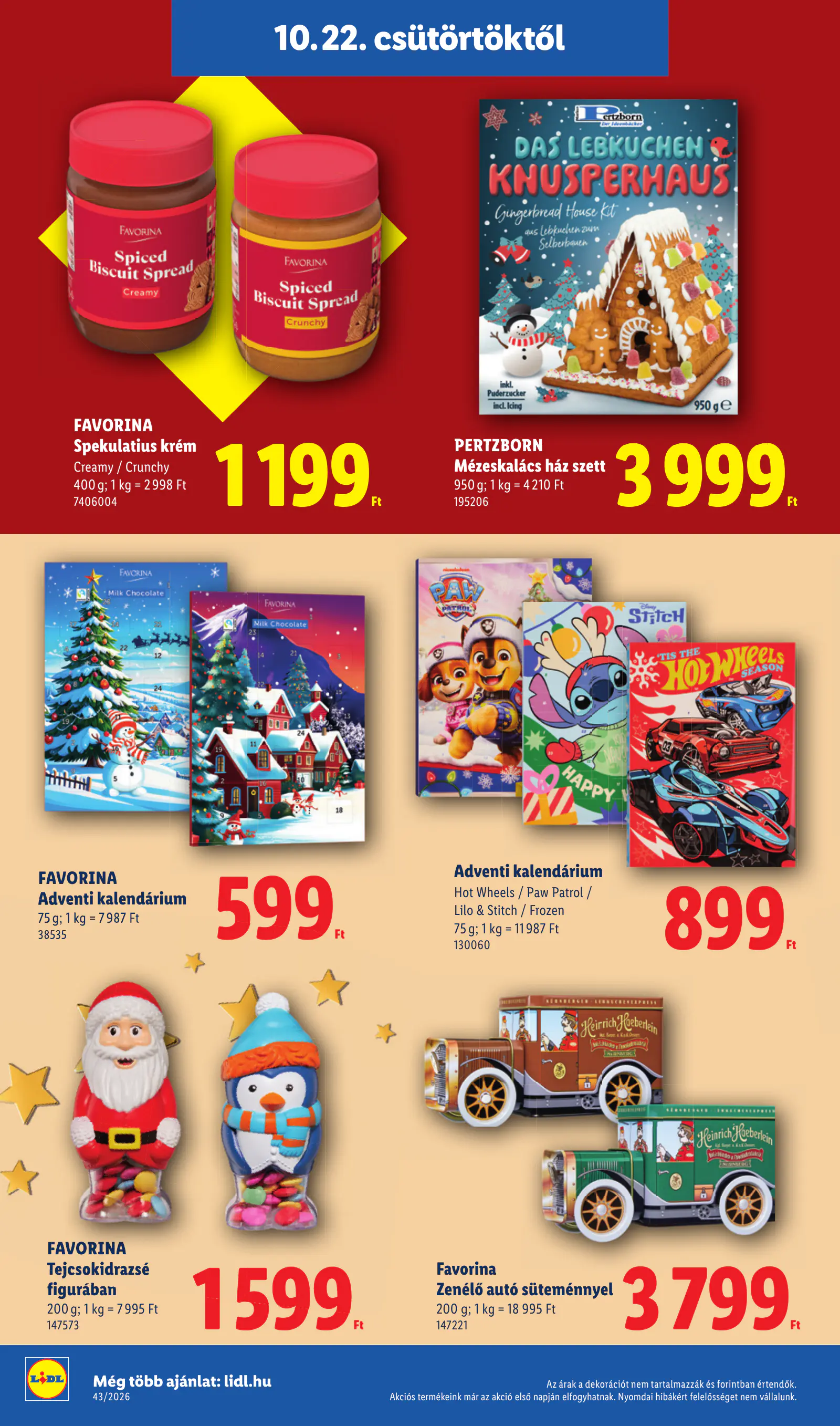 Lidl Favorina katalógus, 10. oldal (okt. 22–28.)