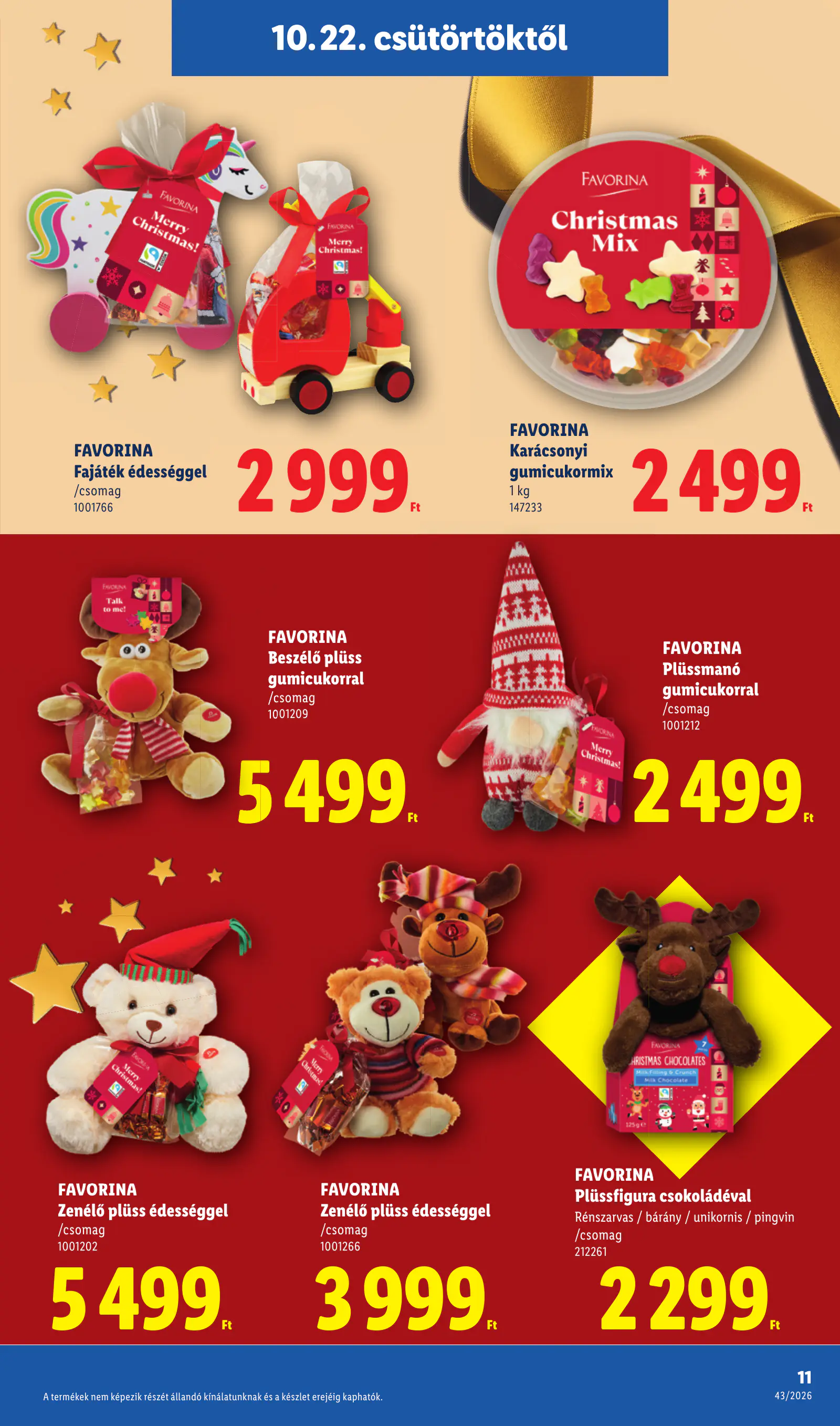 Lidl Favorina katalógus, 11. oldal (okt. 22–28.)