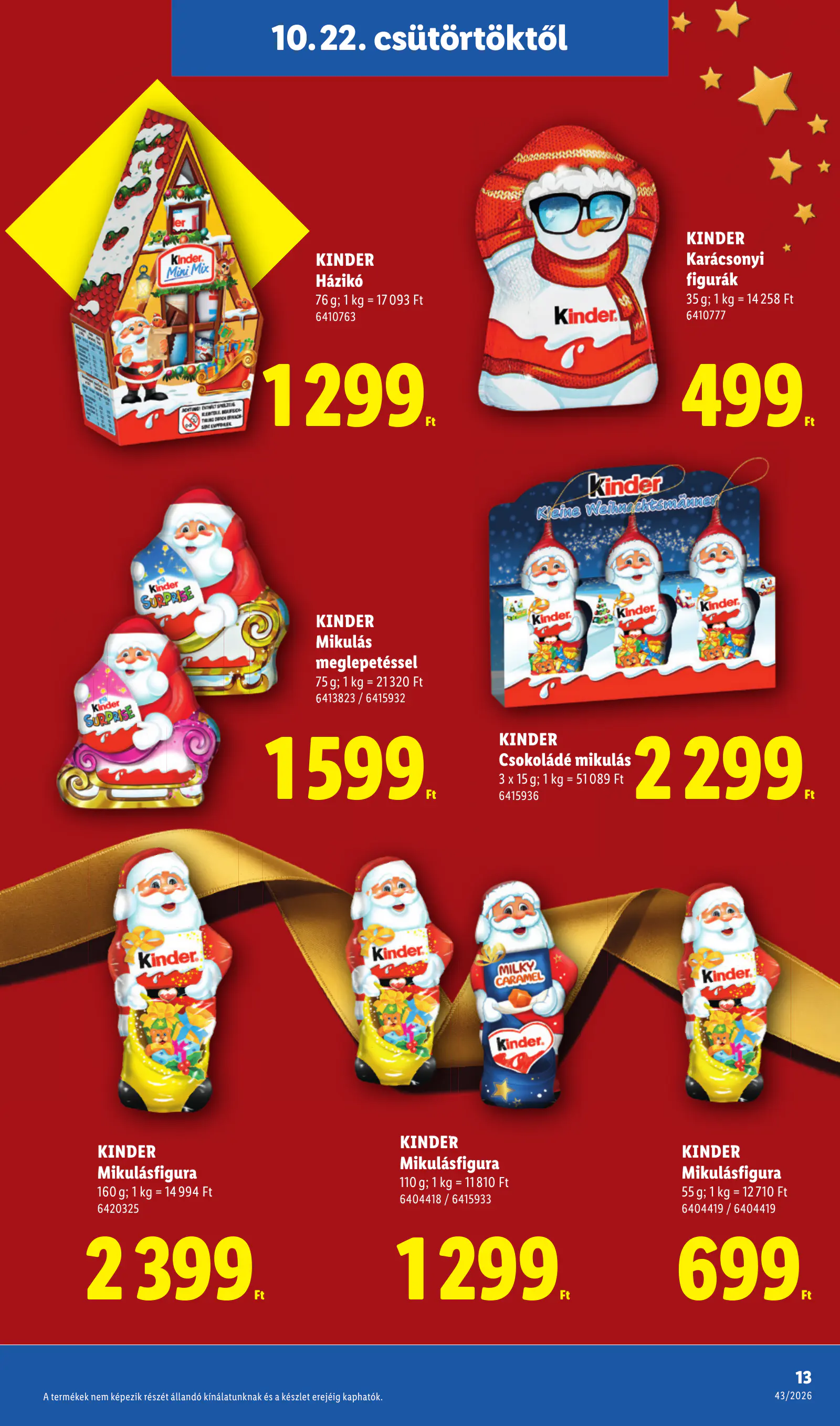 Lidl Favorina katalógus, 13. oldal (okt. 22–28.)