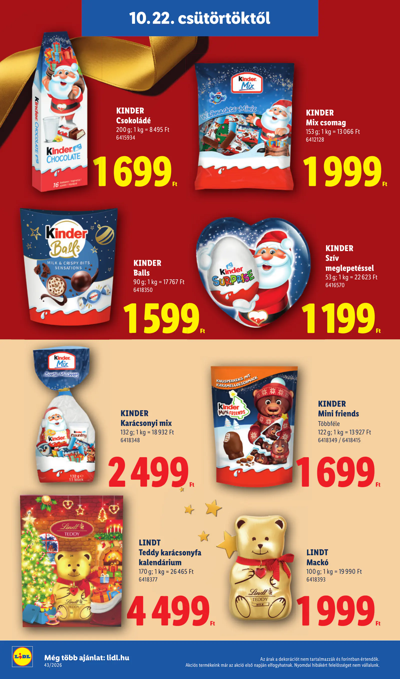 Lidl Favorina katalógus, 14. oldal (okt. 22–28.)