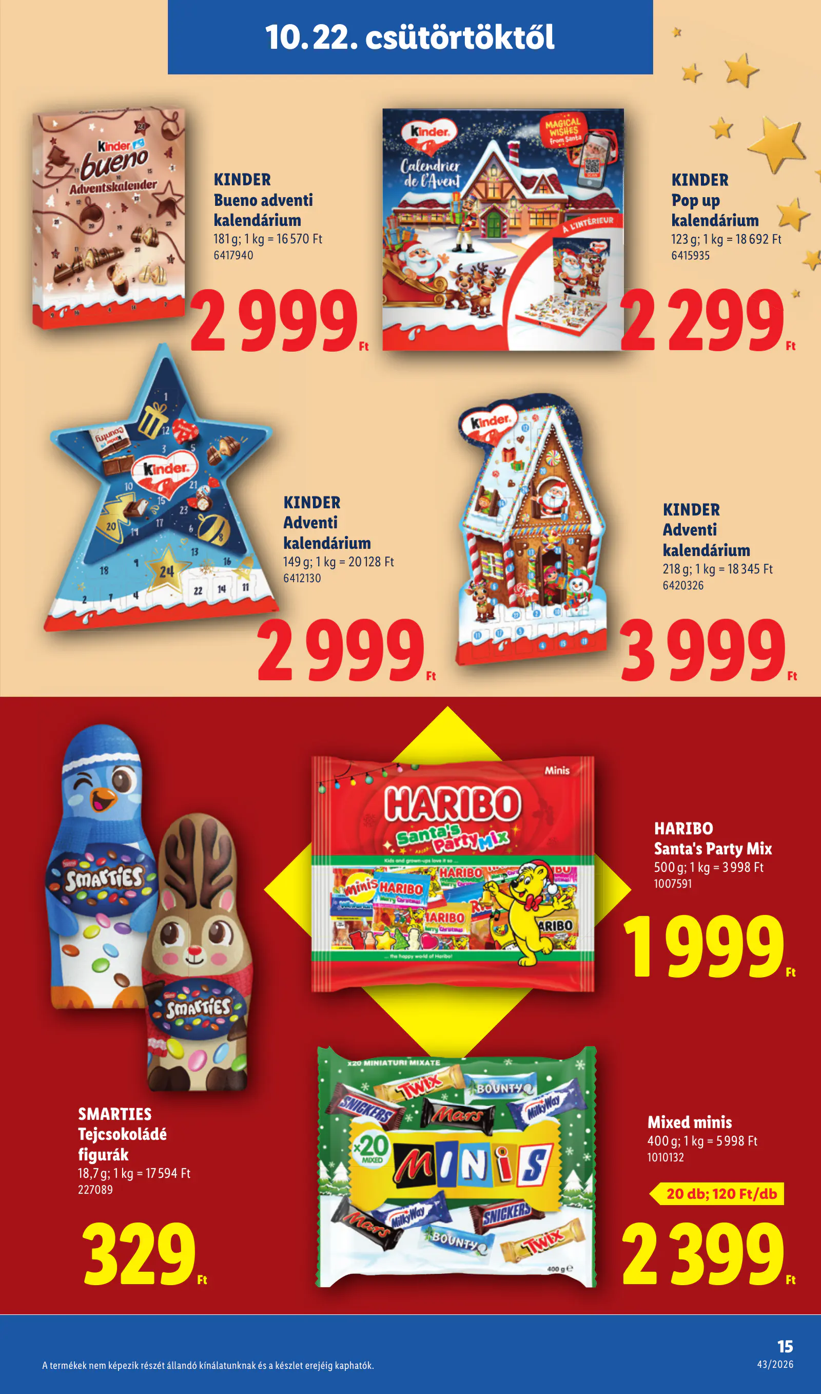 Lidl Favorina katalógus, 15. oldal (okt. 22–28.)