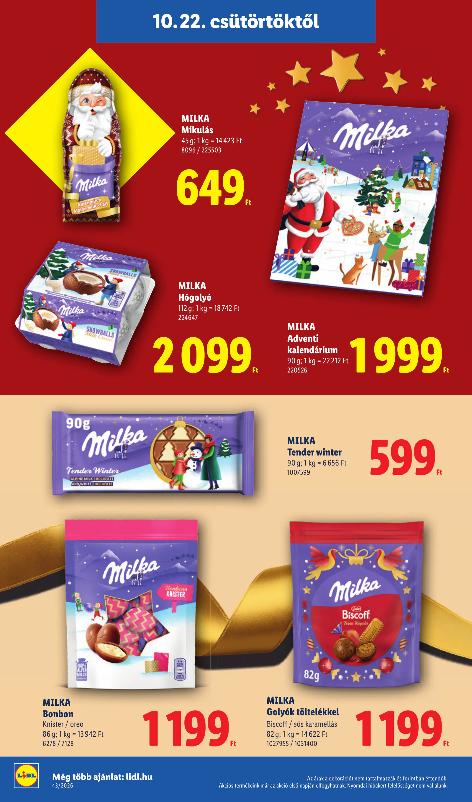 Lidl Favorina katalógus, 16. oldal (okt. 22–28.)
