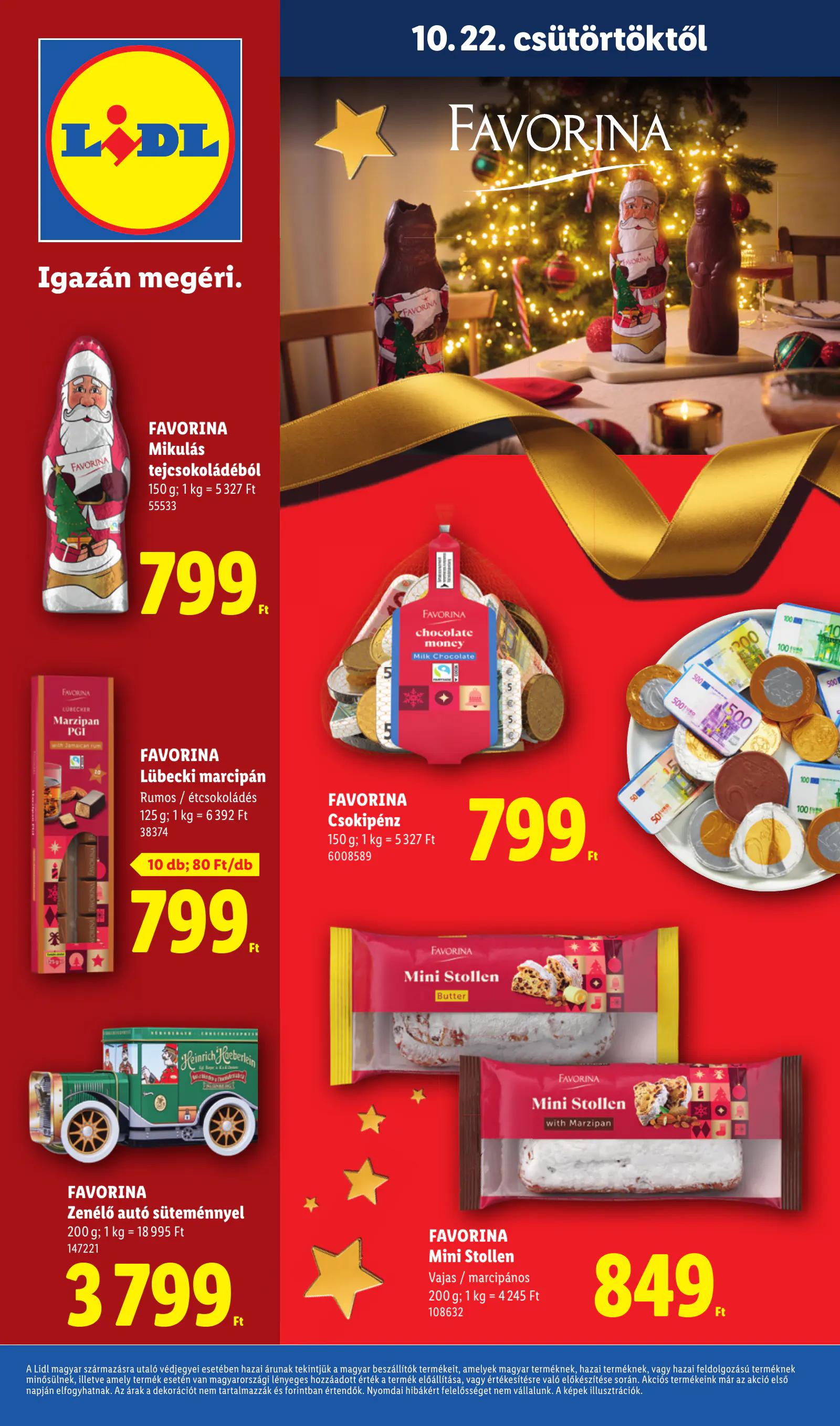 Lidl Favorina katalógus, 18. oldal (okt. 22–28.)