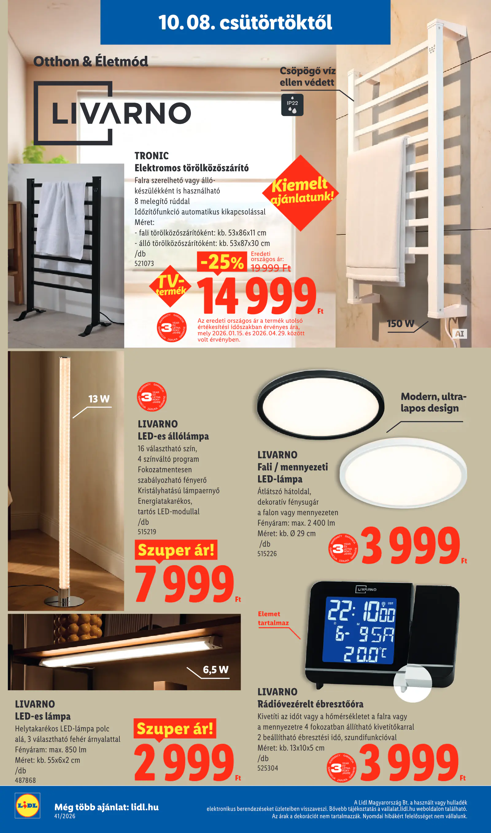 Lidl nonfood kínálatunk, 41. hét, 6. oldal (okt. 8–14.)