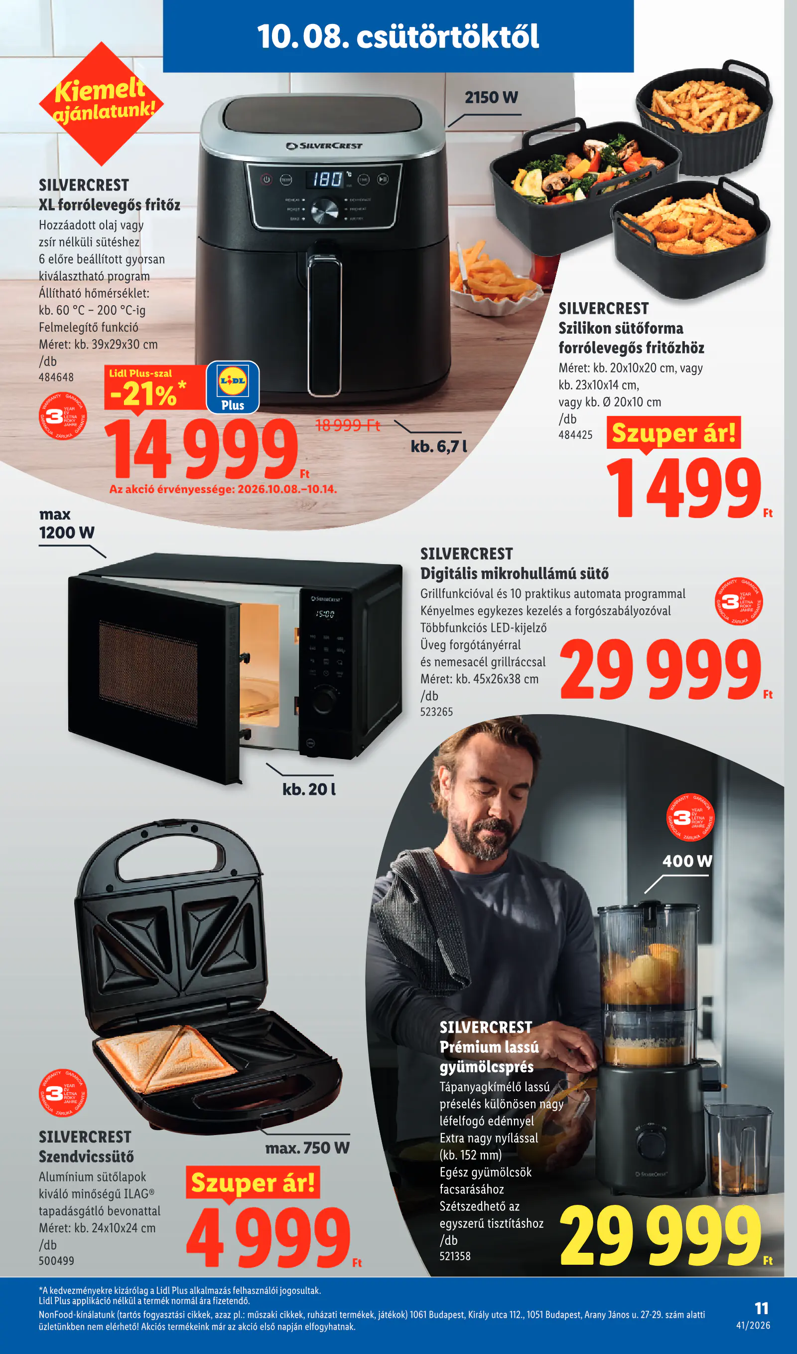 Lidl nonfood kínálatunk, 41. hét, 11. oldal (okt. 8–14.)