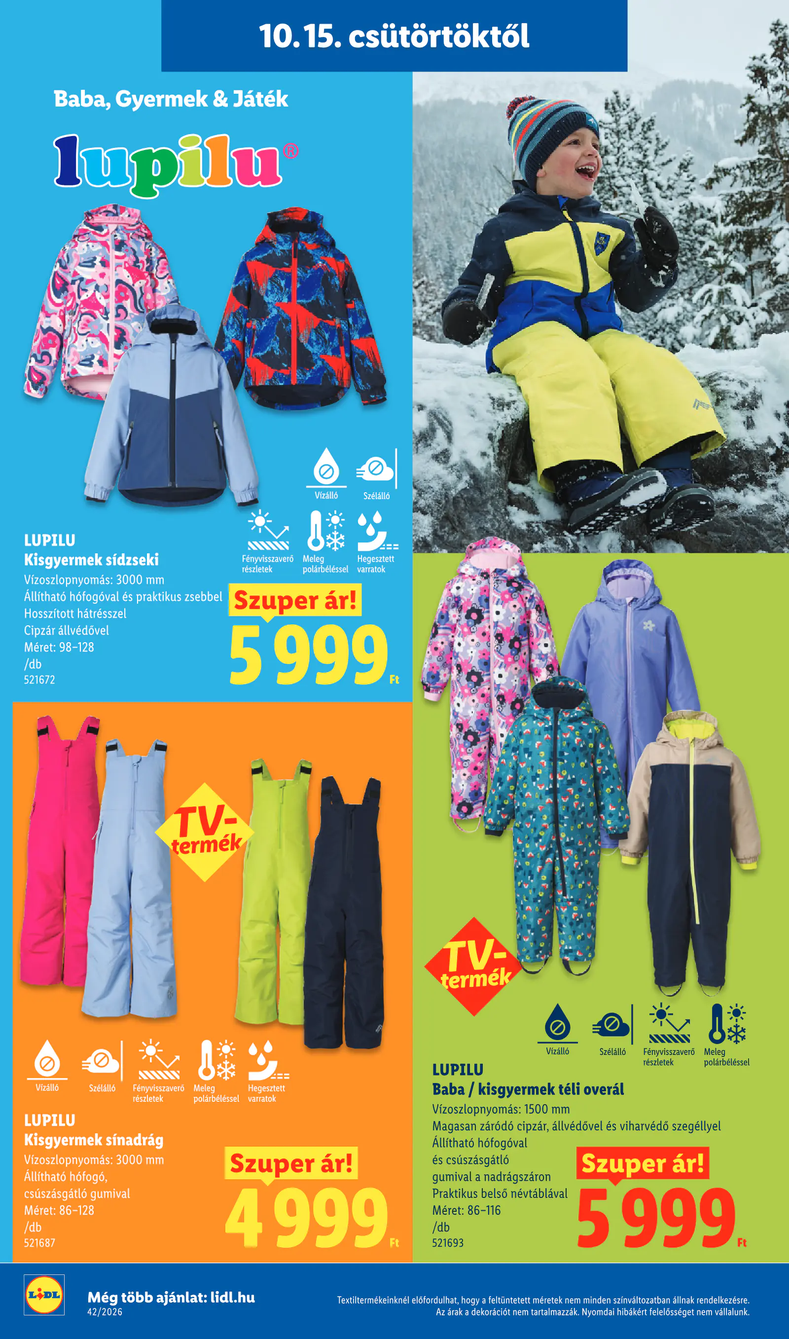 Lidl nonfood kínálatunk, 42. hét, 8. oldal (okt. 15–21.)