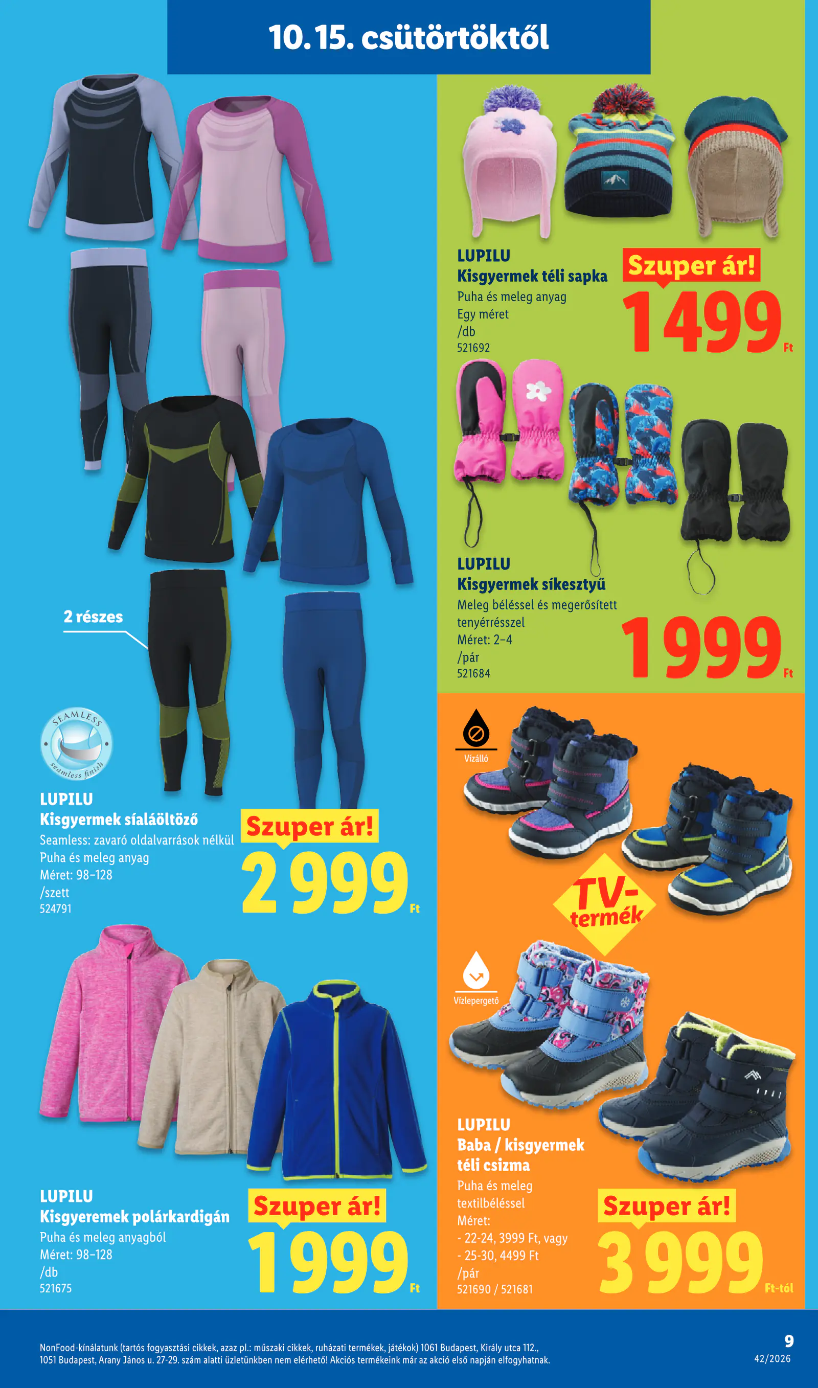 Lidl nonfood kínálatunk, 42. hét, 9. oldal (okt. 15–21.)