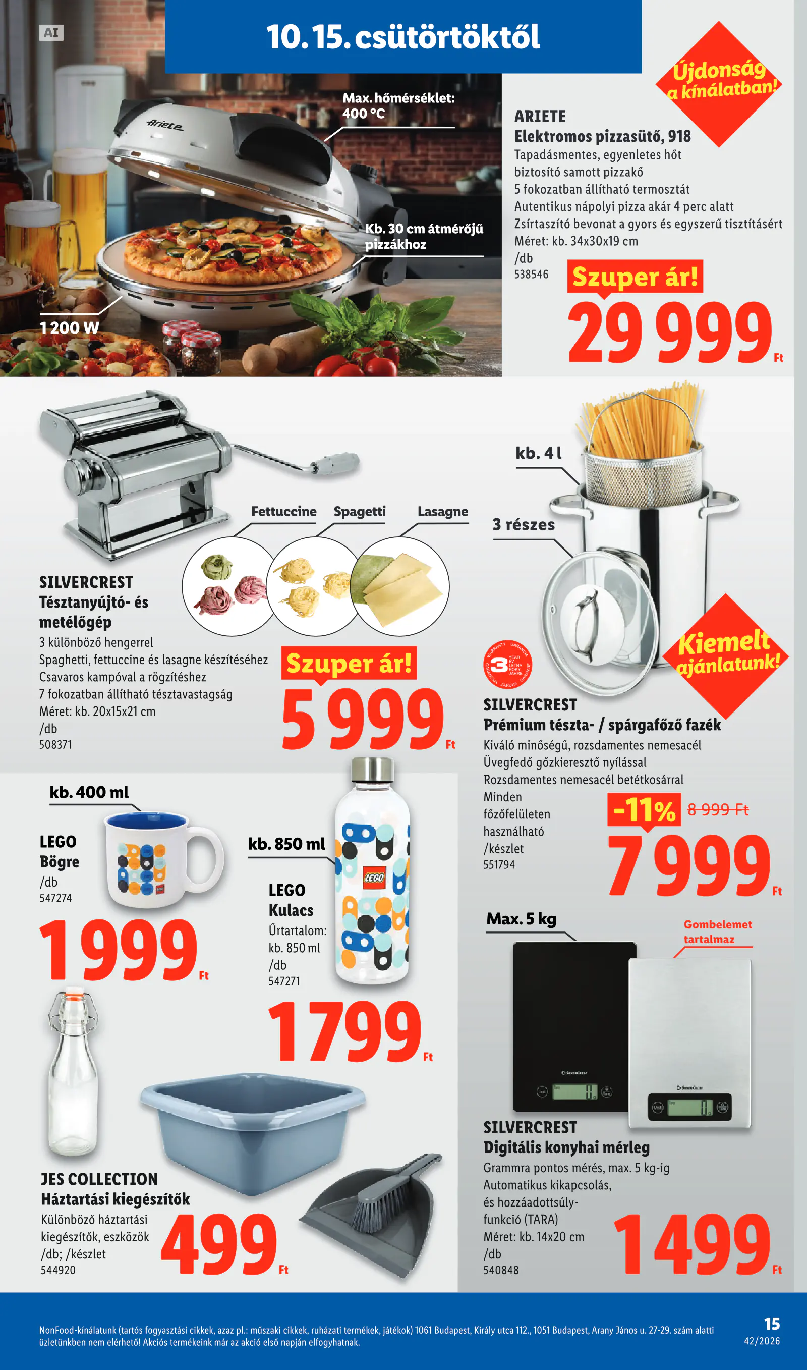 Lidl nonfood kínálatunk, 42. hét, 15. oldal (okt. 15–21.)