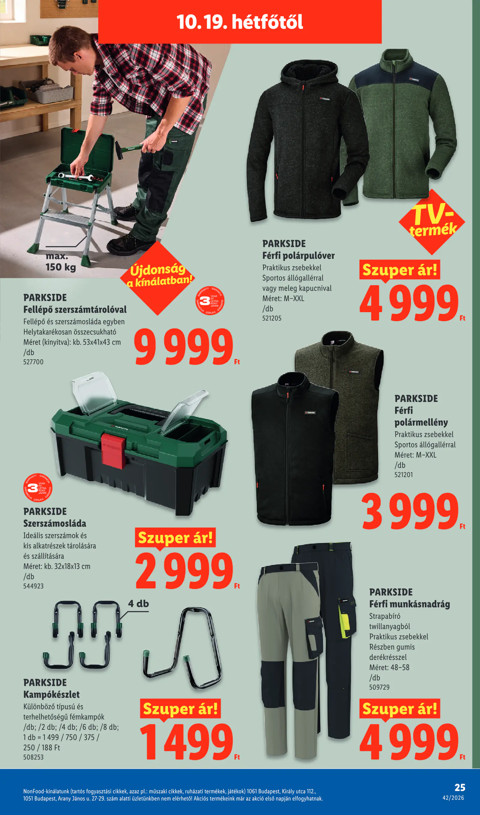 Lidl nonfood kínálatunk, 42. hét, 25. oldal (okt. 15–21.)