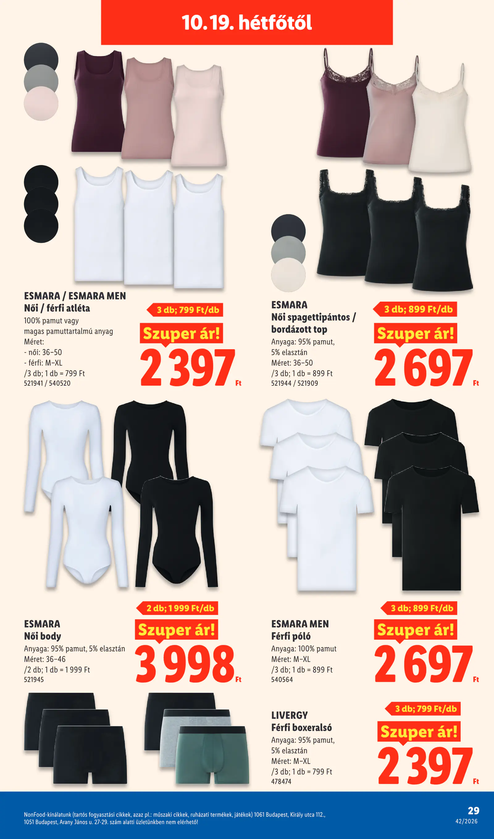 Lidl nonfood kínálatunk, 42. hét, 29. oldal (okt. 15–21.)