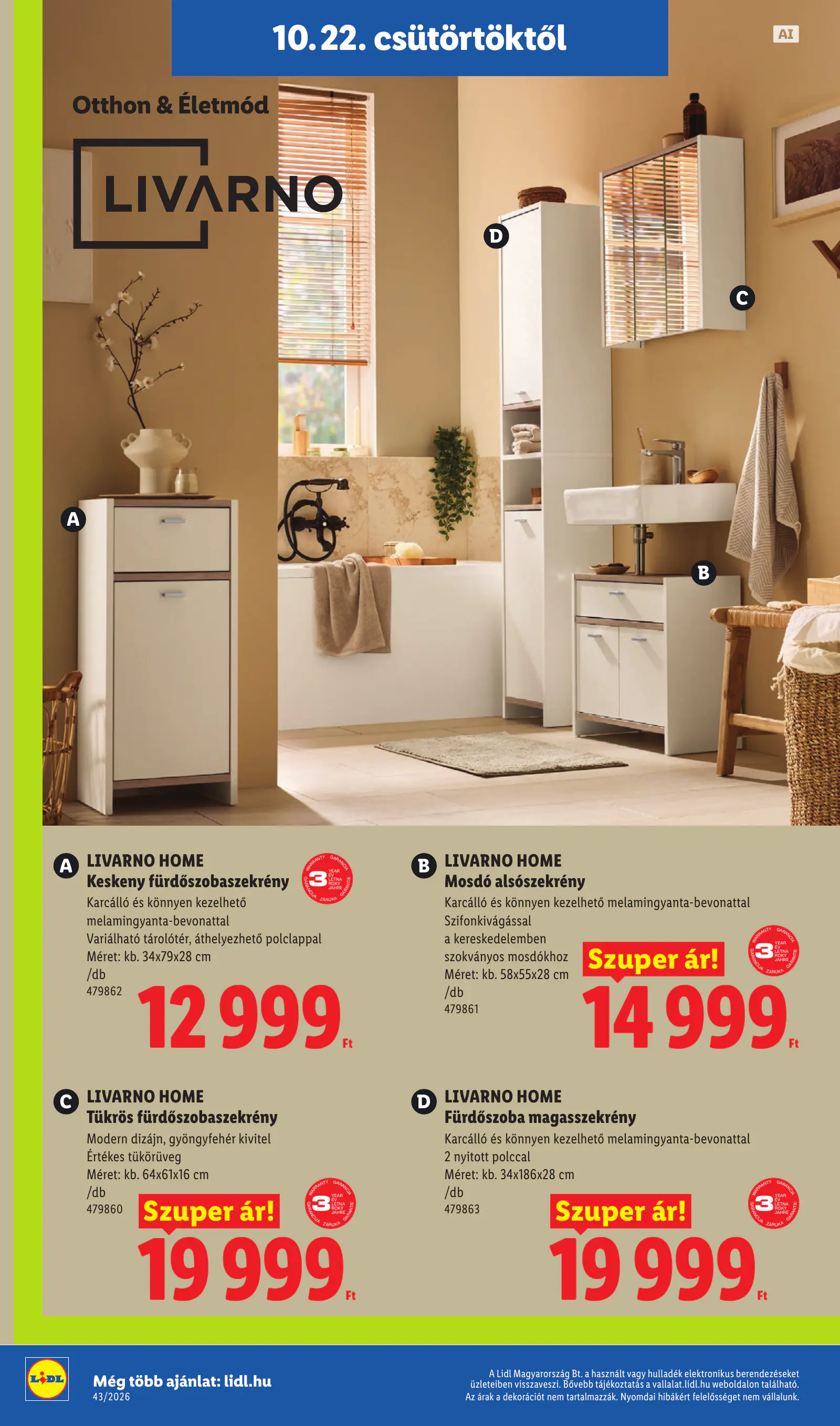 Lidl nonfood kínálatunk, 43. hét, 8. oldal (okt. 22–28.)