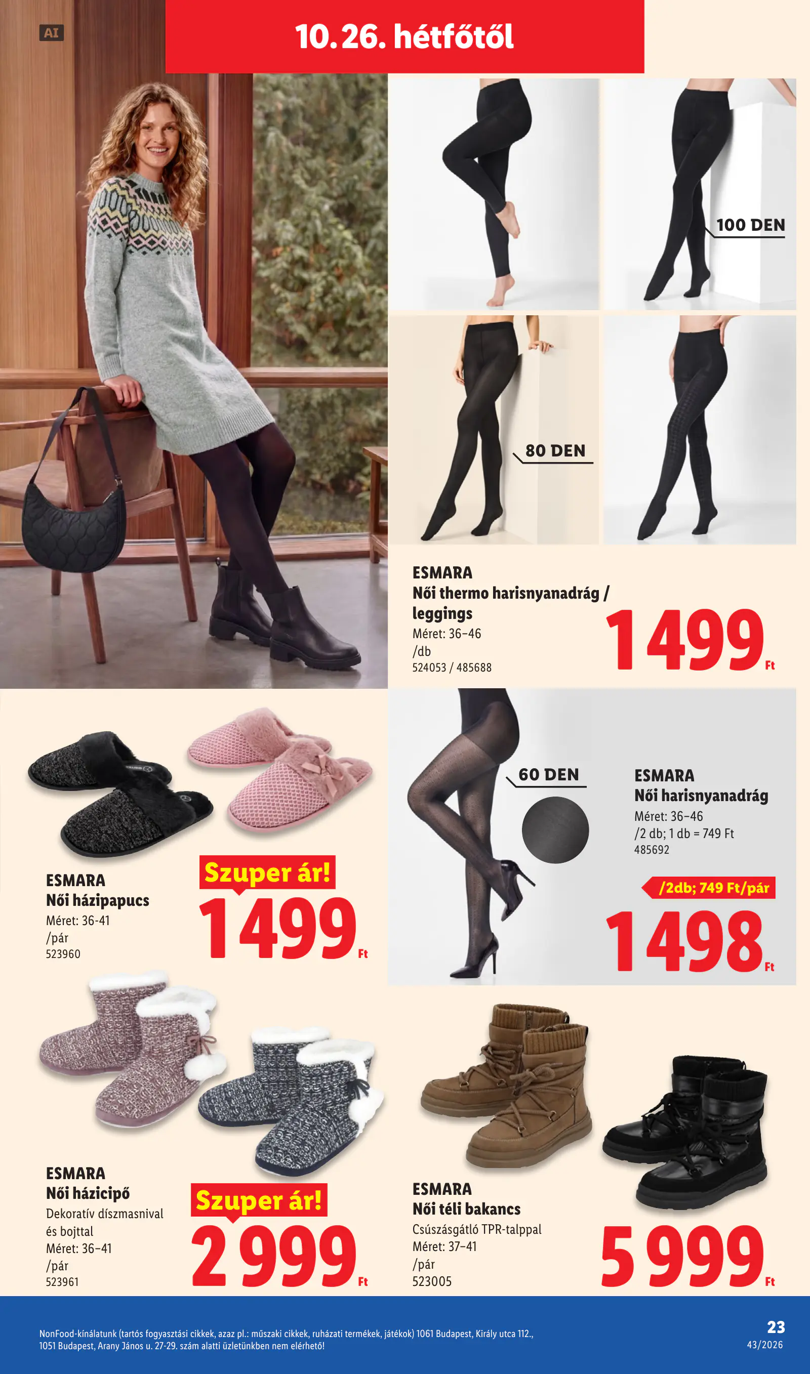 Lidl nonfood kínálatunk, 43. hét, 23. oldal (okt. 22–28.)