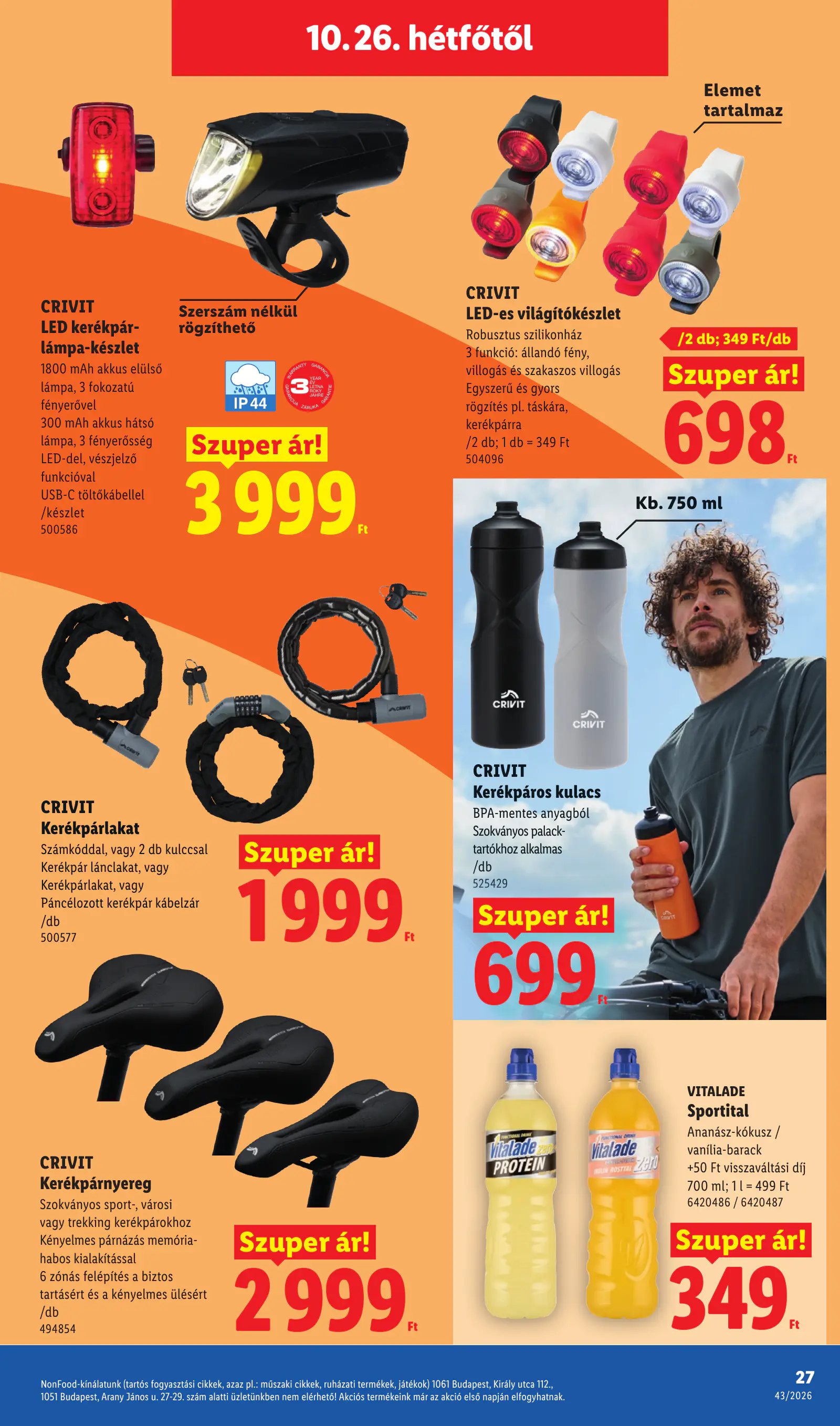 Lidl nonfood kínálatunk, 43. hét, 27. oldal (okt. 22–28.)