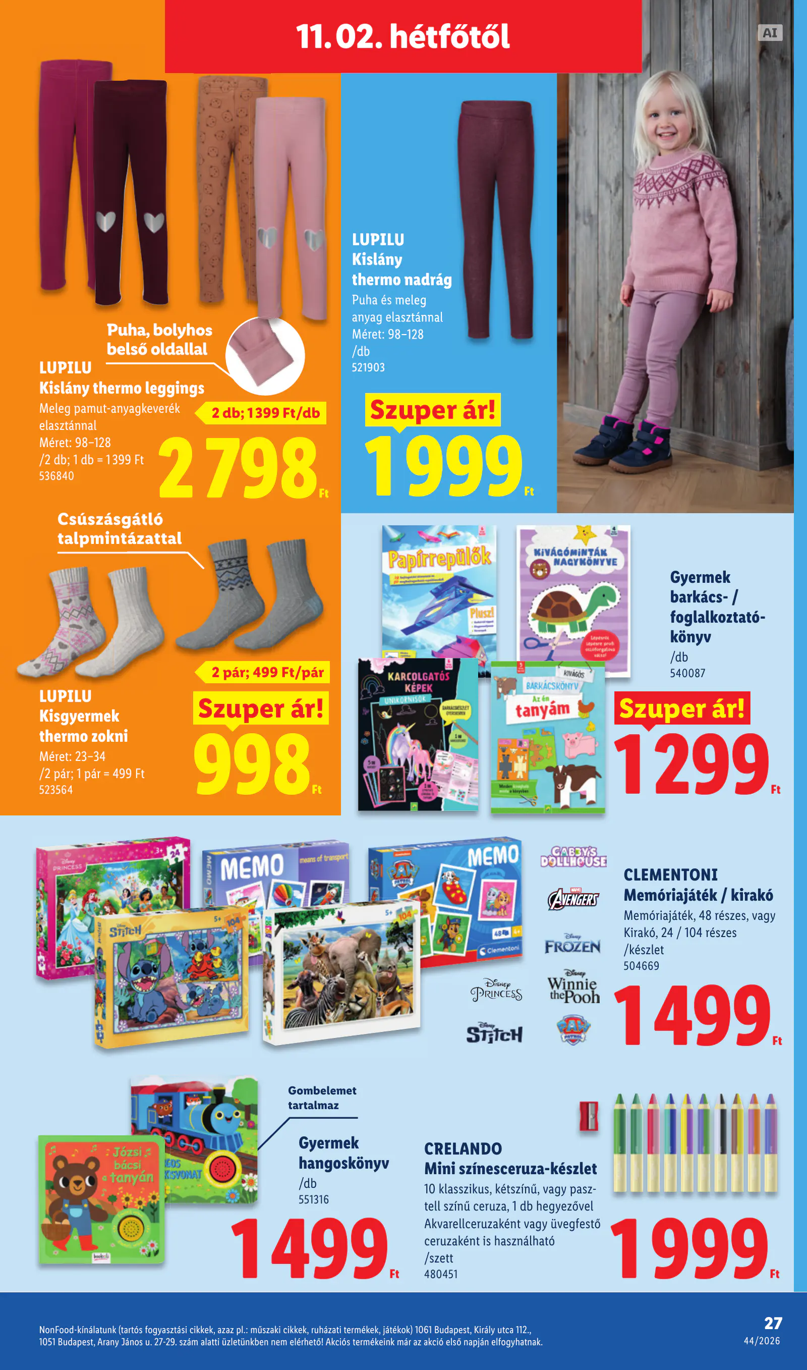 Lidl nonfood kínálatunk, 44. hét, 27. oldal (okt. 29. – nov. 4.)