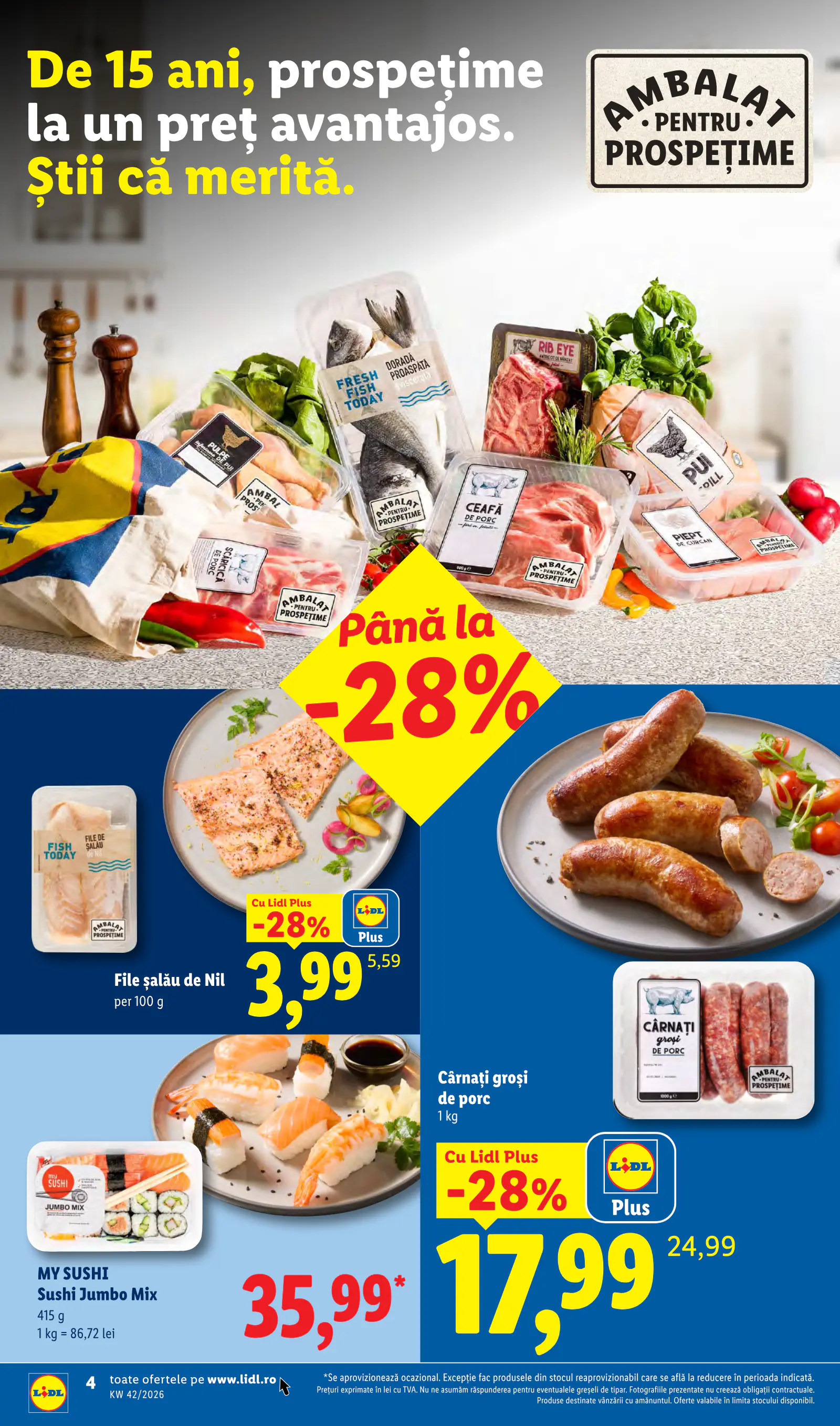 Lidl Románia Catalogul săptămânal, 4. oldal (okt. 12–18.)