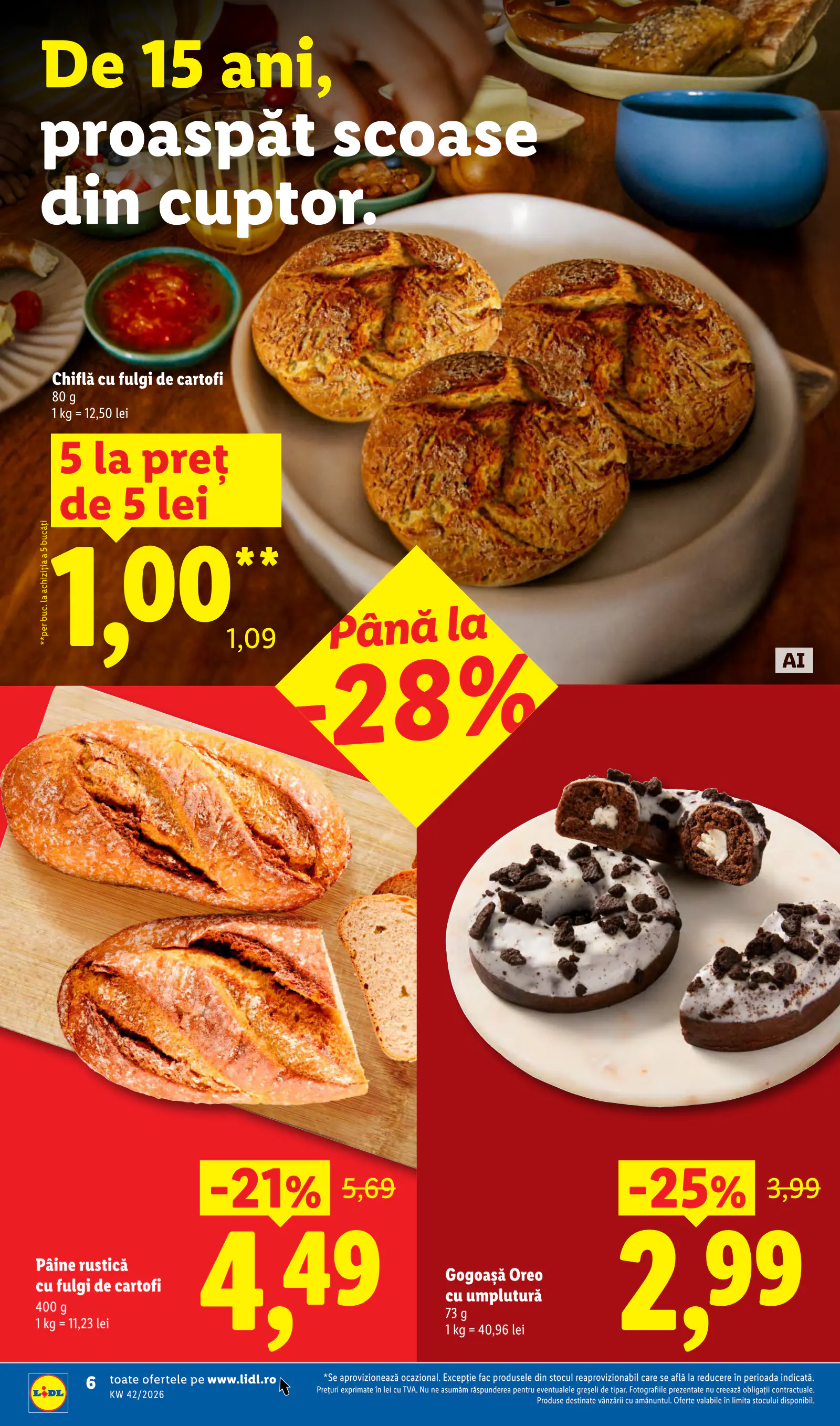 Lidl Románia Catalogul săptămânal, 6. oldal (okt. 12–18.)