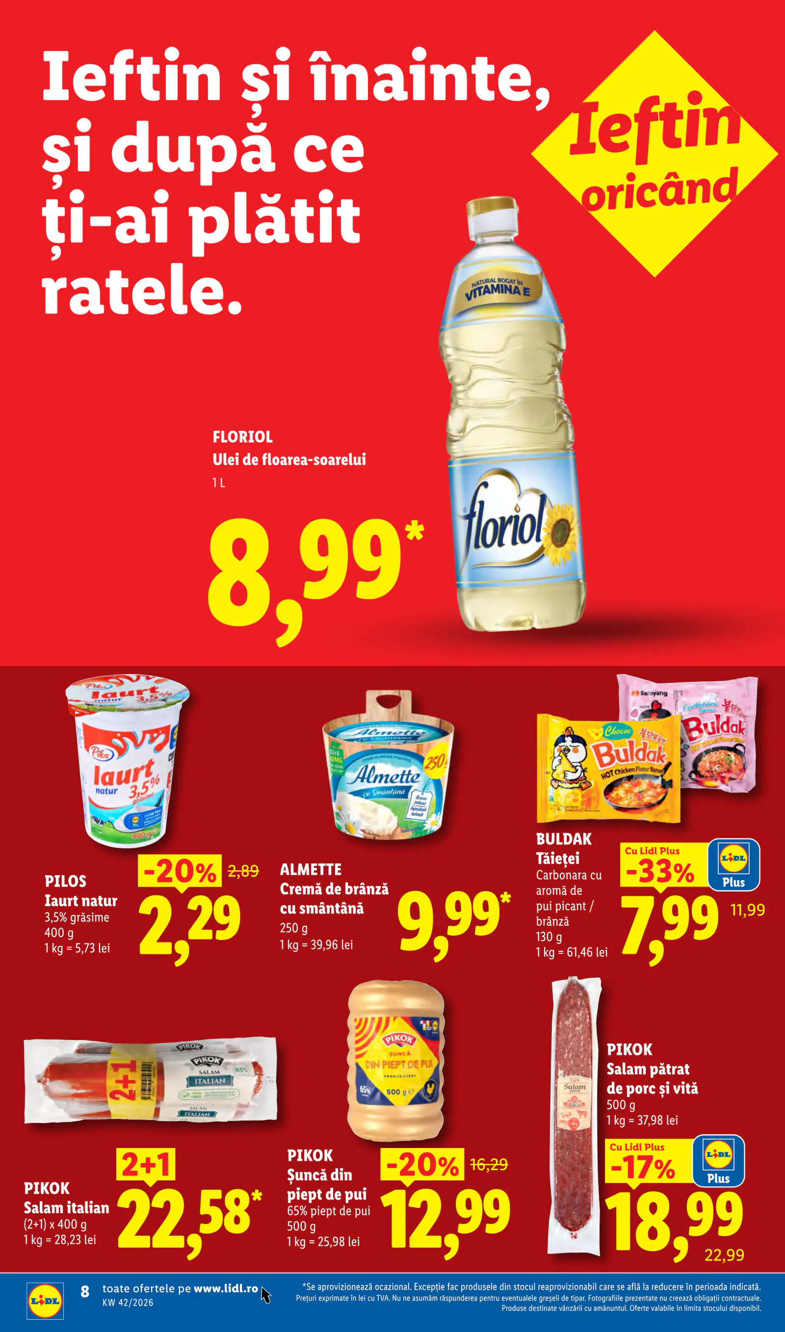 Lidl Románia Catalogul săptămânal, 8. oldal (okt. 12–18.)