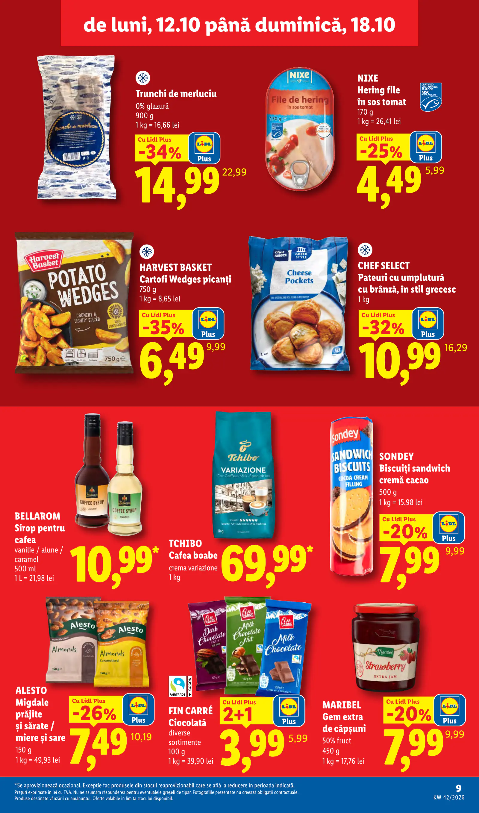 Lidl Románia Catalogul săptămânal, 9. oldal (okt. 12–18.)
