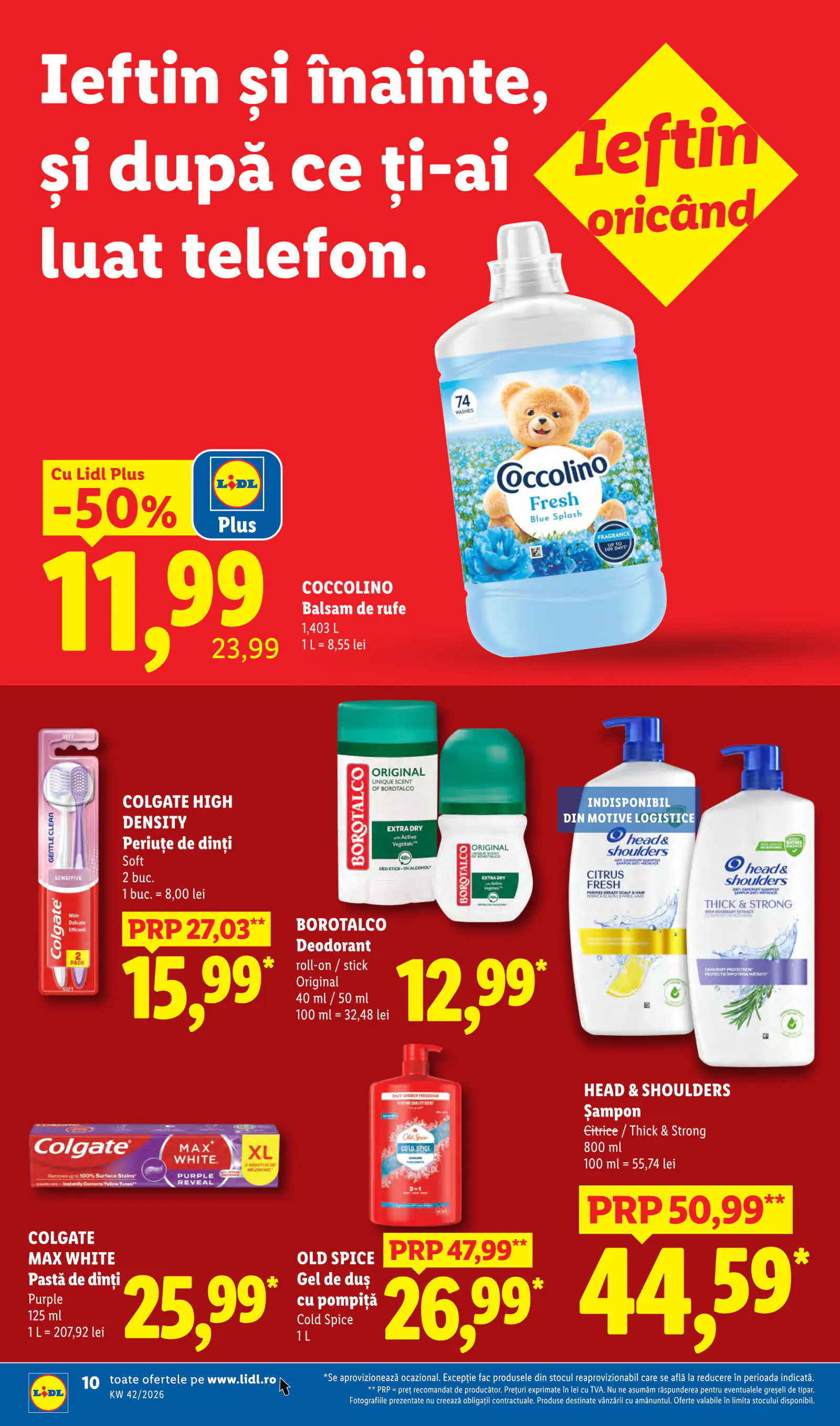 Lidl Románia Catalogul săptămânal, 10. oldal (okt. 12–18.)