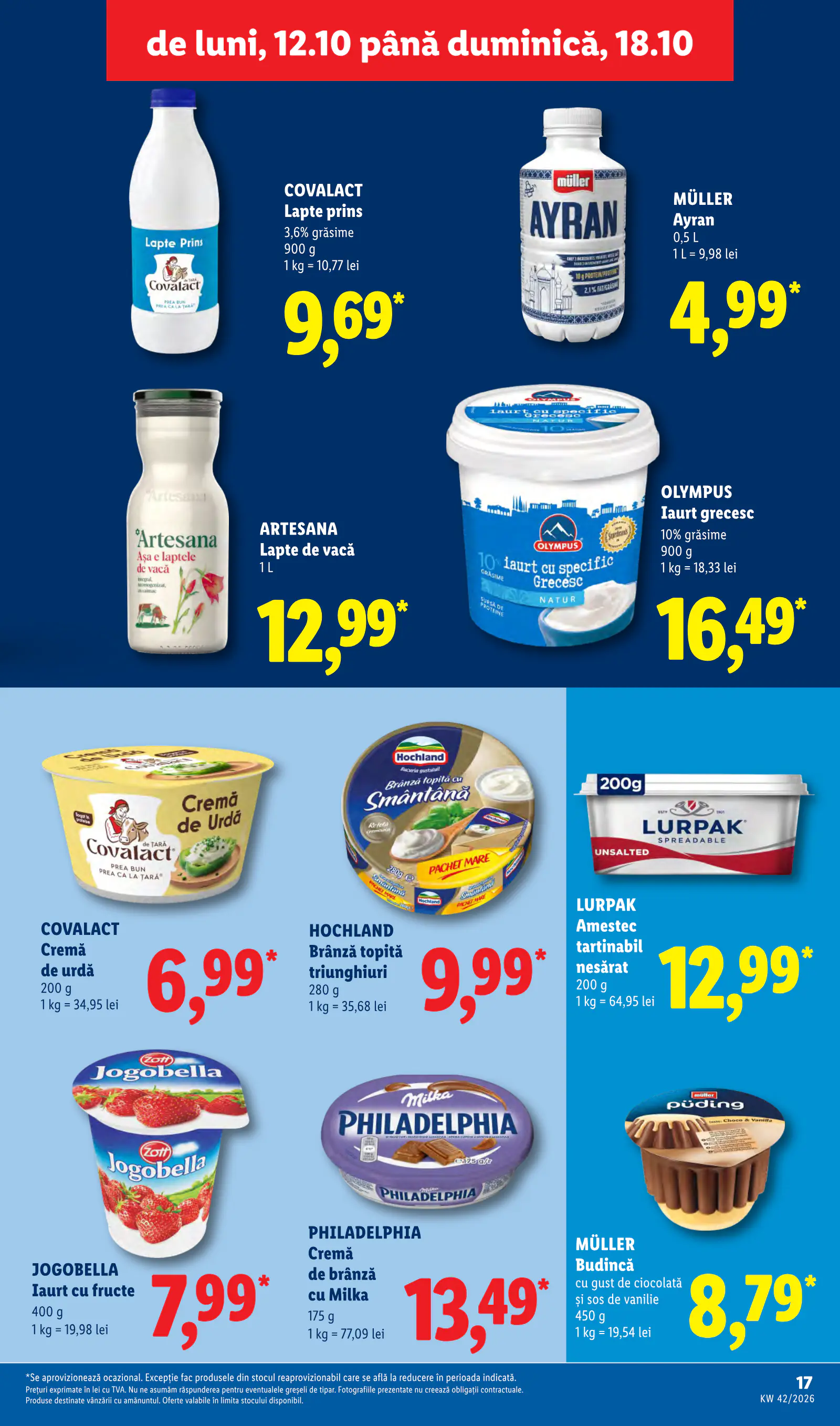 Lidl Románia Catalogul săptămânal, 17. oldal (okt. 12–18.)