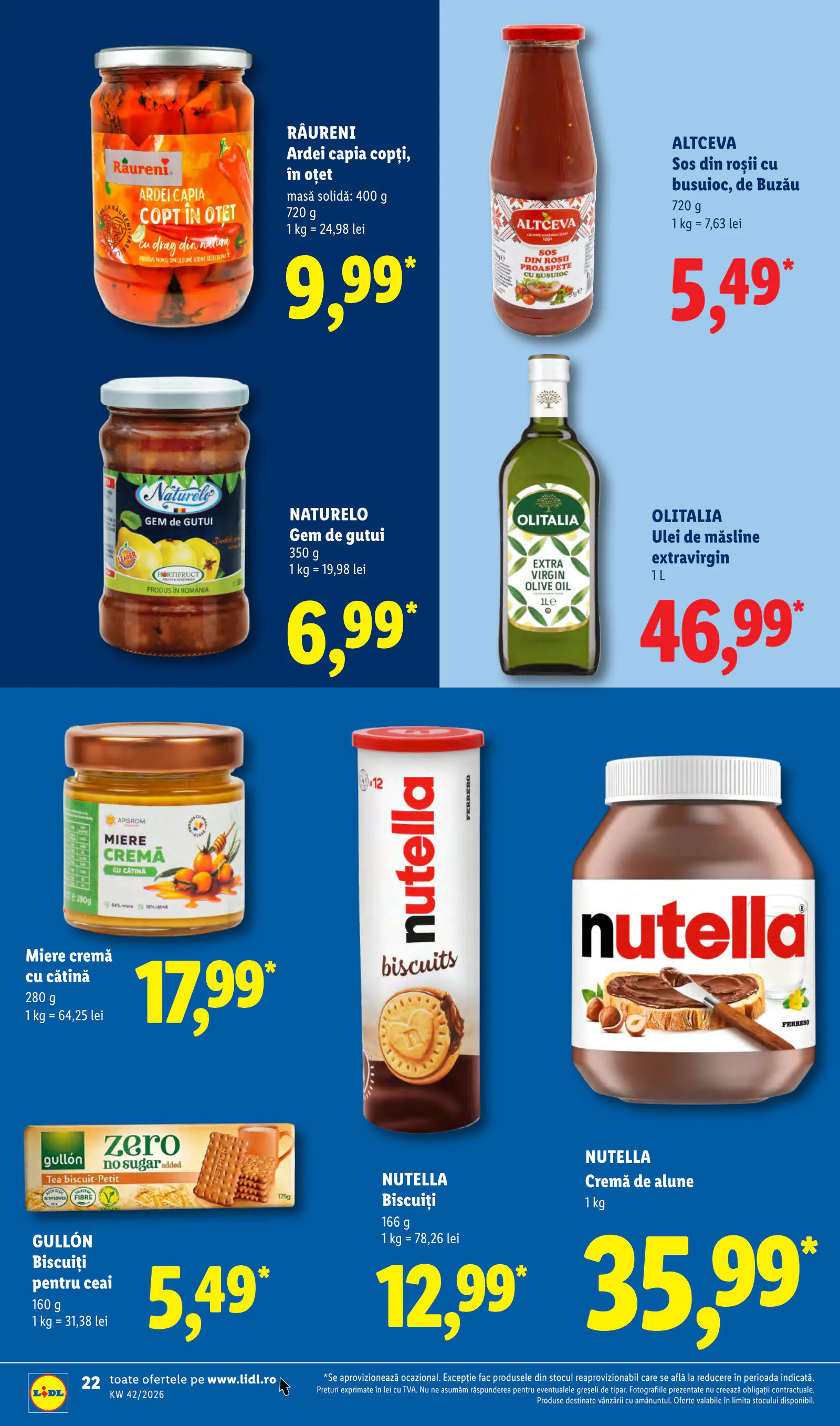 Lidl Románia Catalogul săptămânal, 22. oldal (okt. 12–18.)