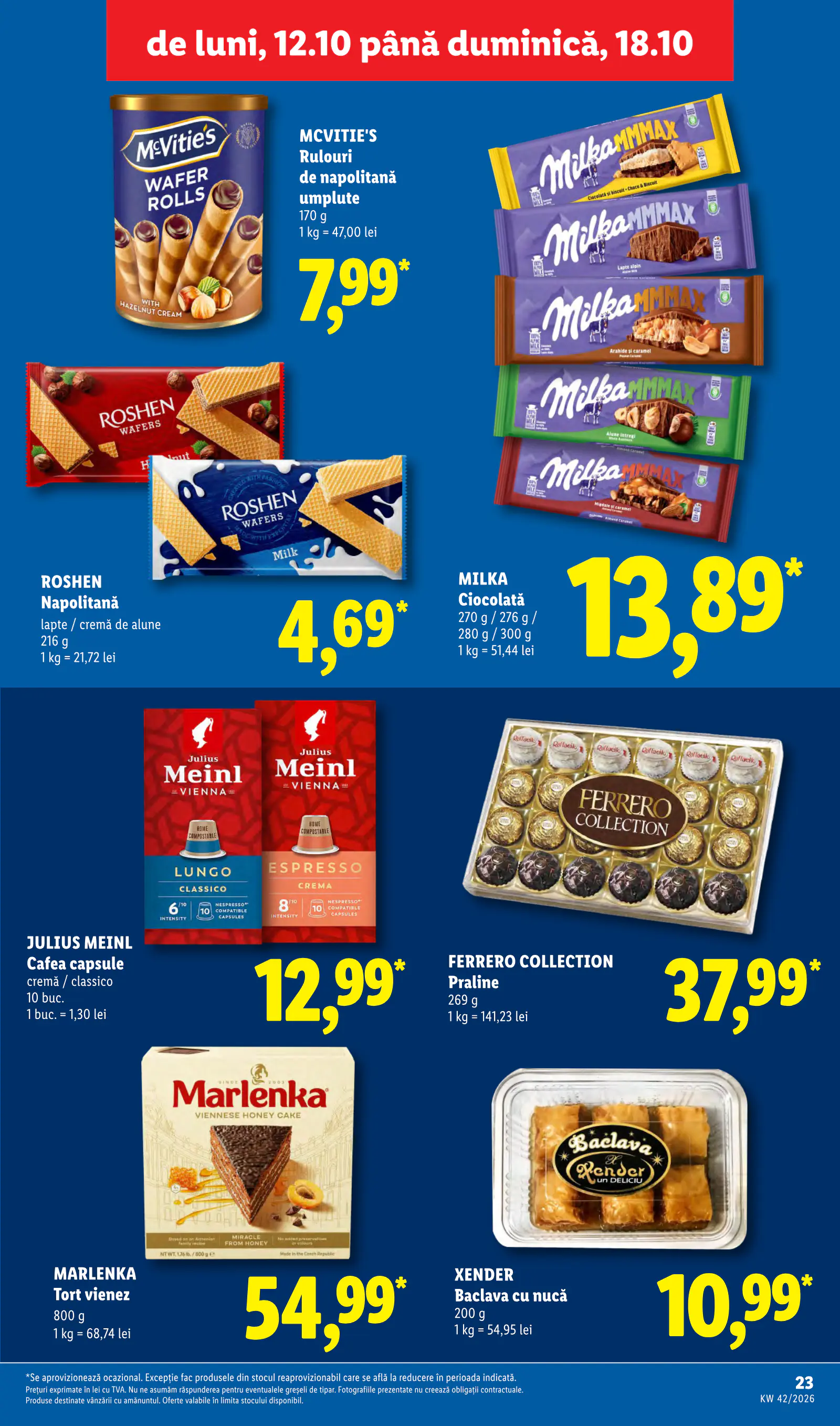 Lidl Románia Catalogul săptămânal, 23. oldal (okt. 12–18.)
