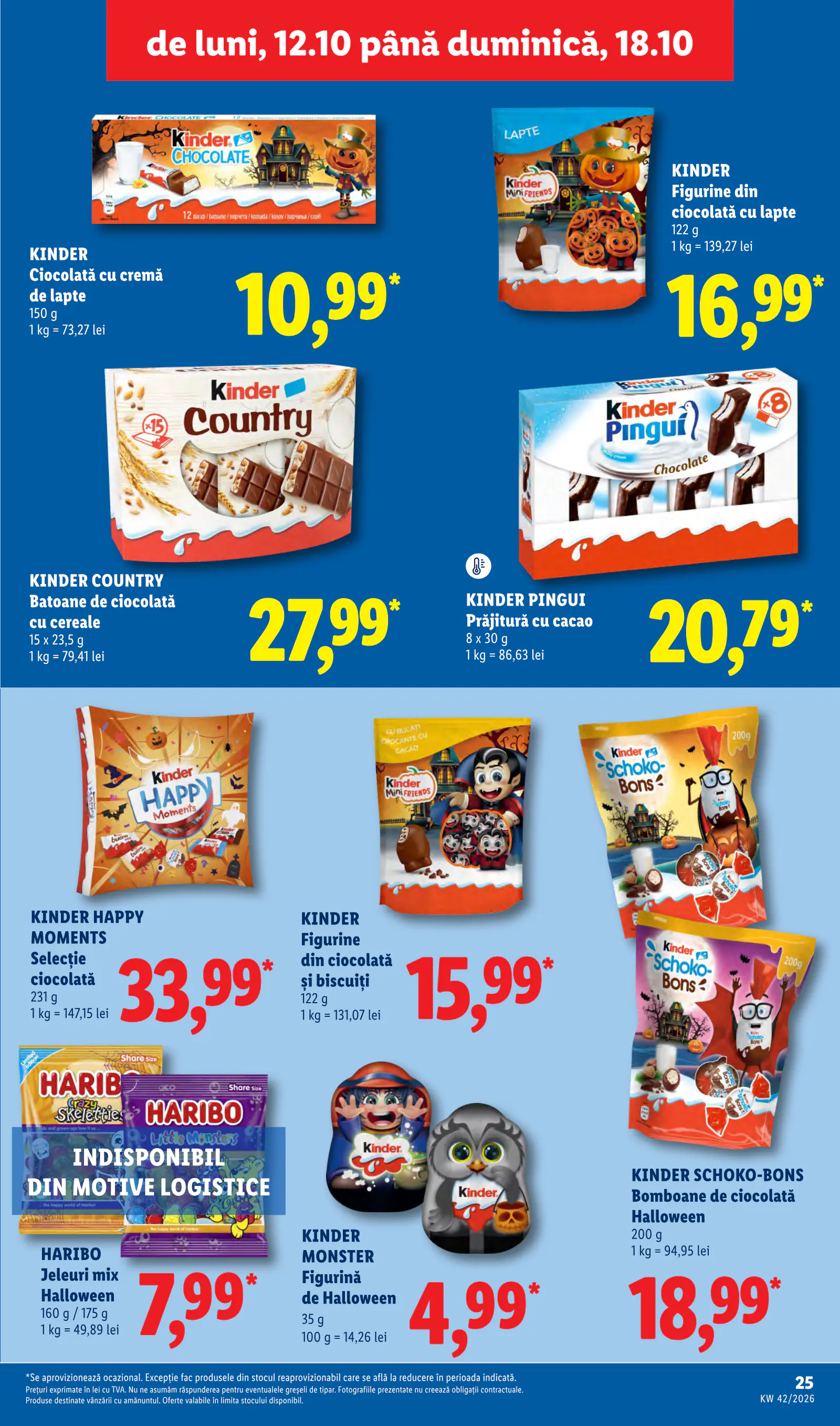 Lidl Románia Catalogul săptămânal, 25. oldal (okt. 12–18.)
